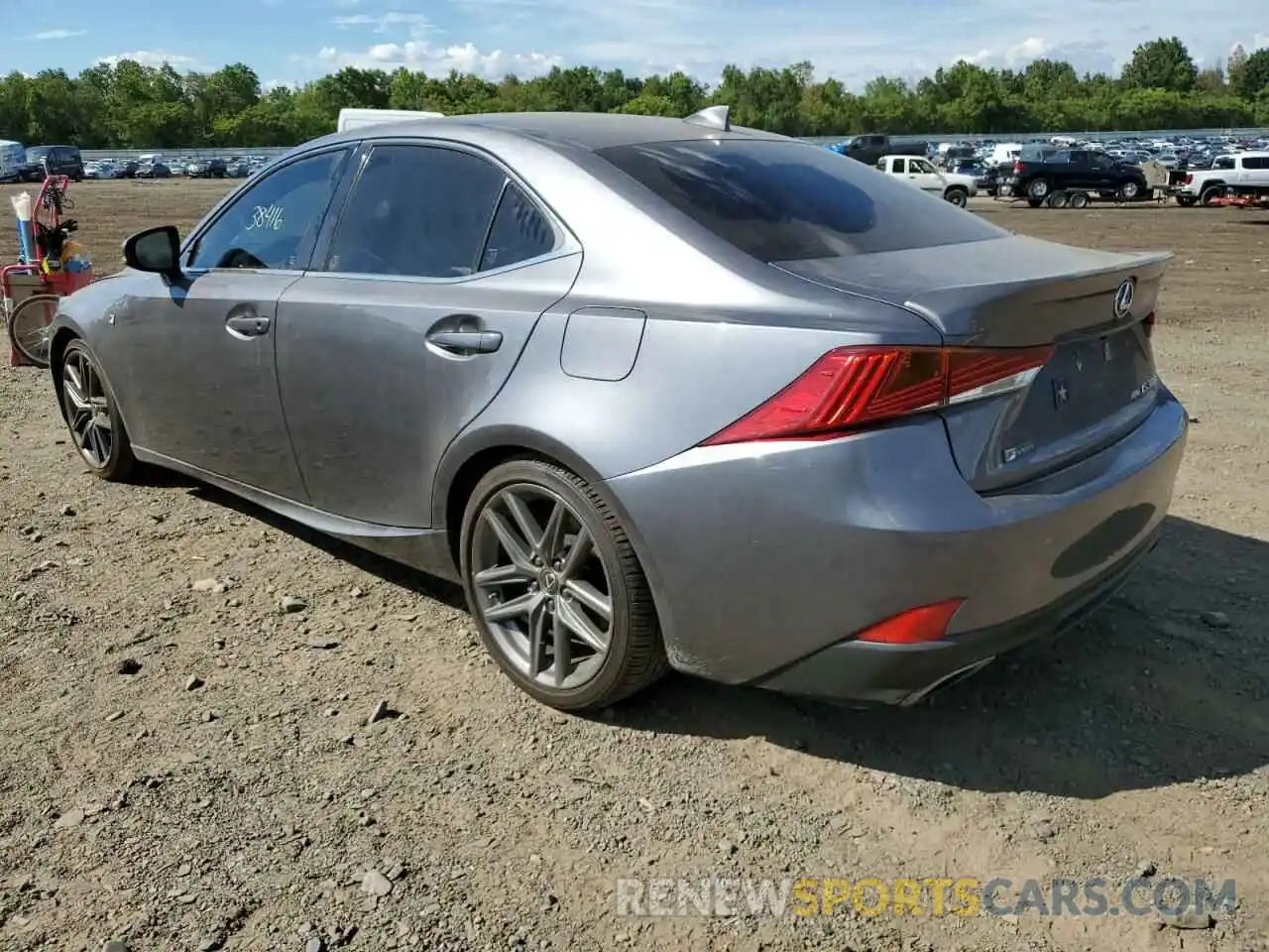 3 Фотография поврежденного автомобиля JTHC81D29K5036278 LEXUS IS 2019