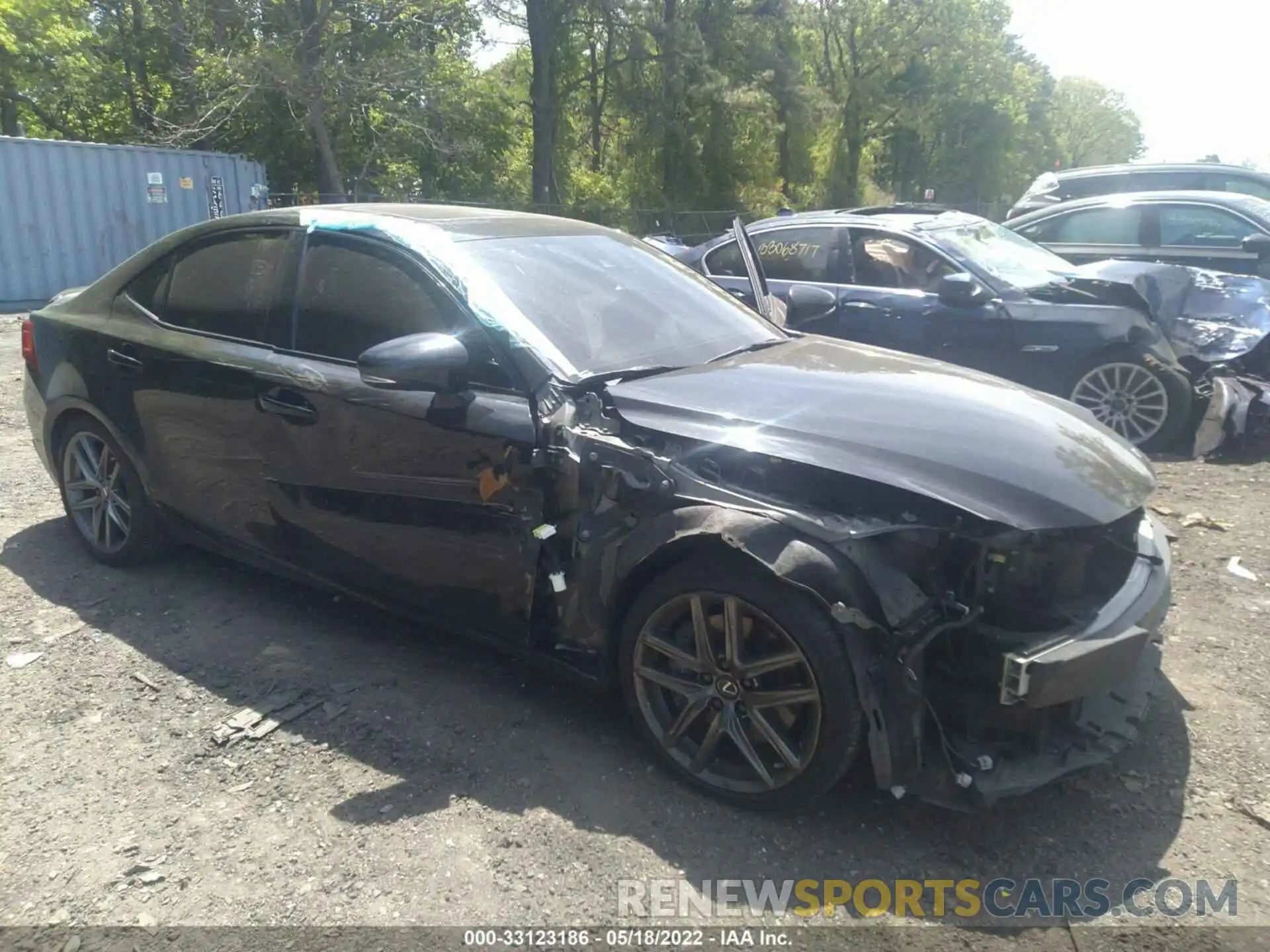 1 Photograph of a damaged car JTHC81D29K5036717 LEXUS IS 2019