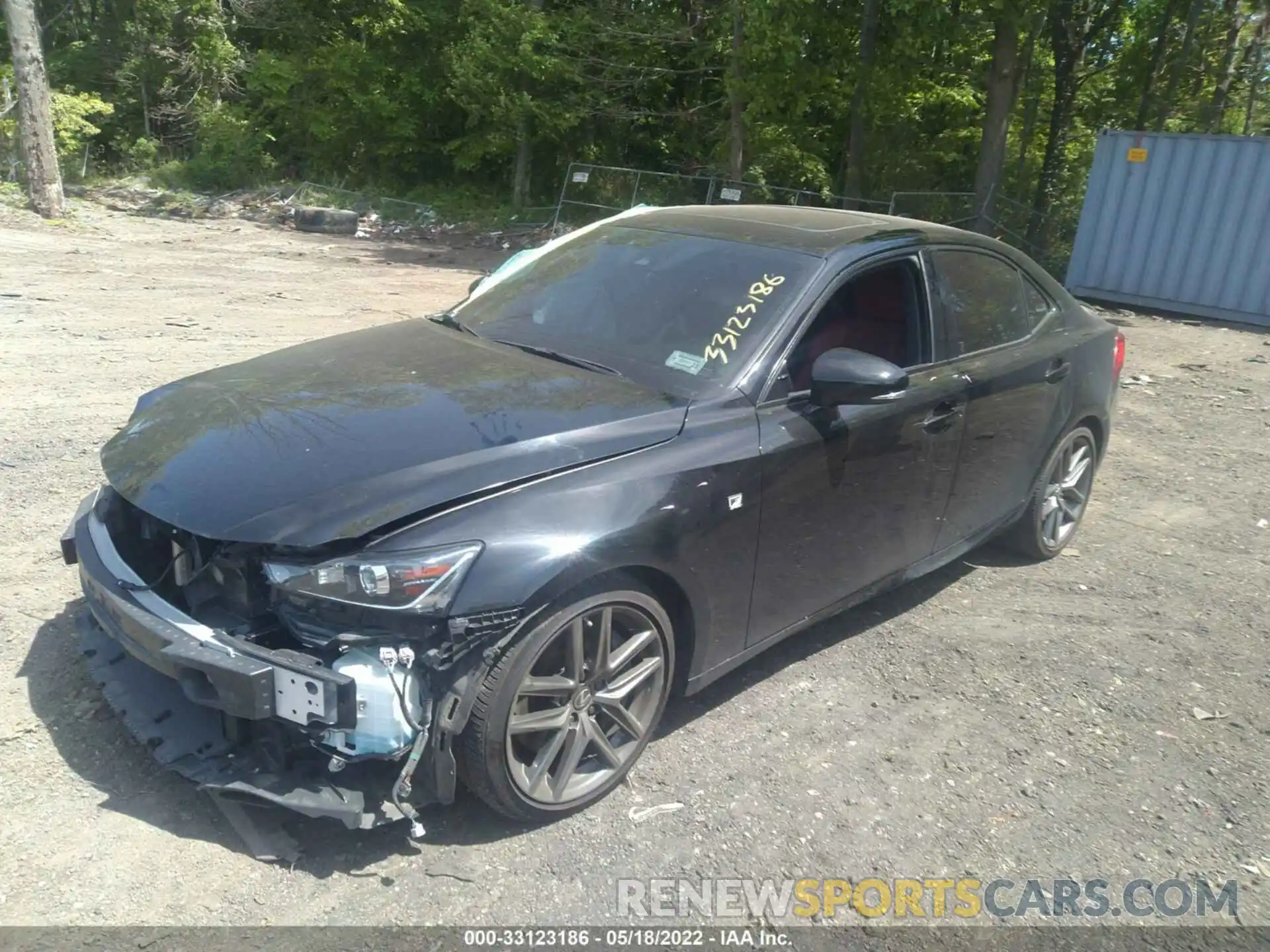 2 Photograph of a damaged car JTHC81D29K5036717 LEXUS IS 2019