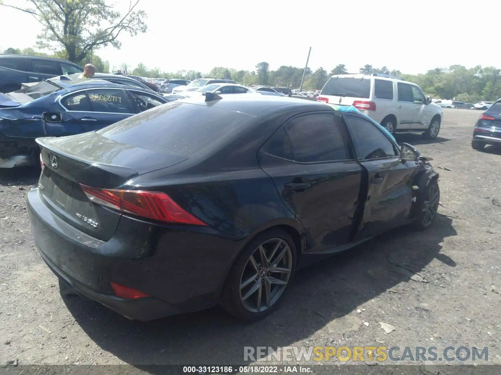 4 Photograph of a damaged car JTHC81D29K5036717 LEXUS IS 2019