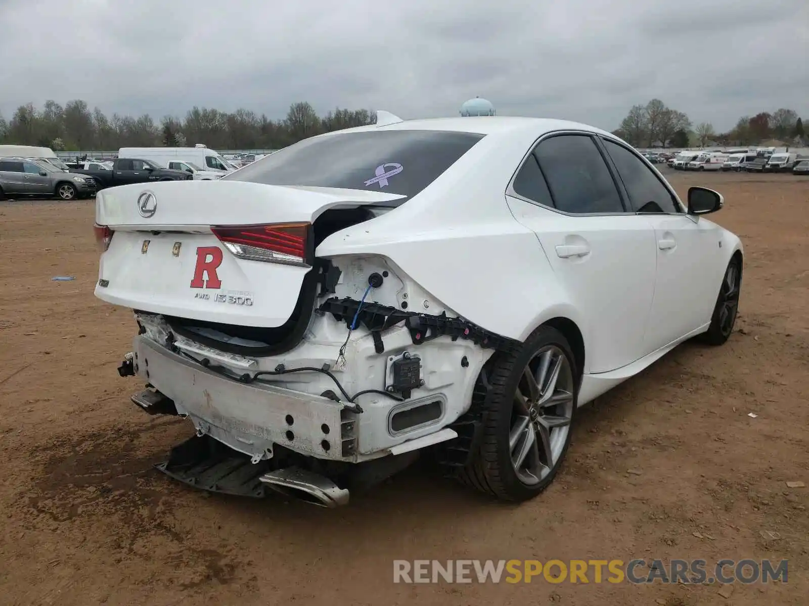 4 Photograph of a damaged car JTHC81D29K5036734 LEXUS IS 2019