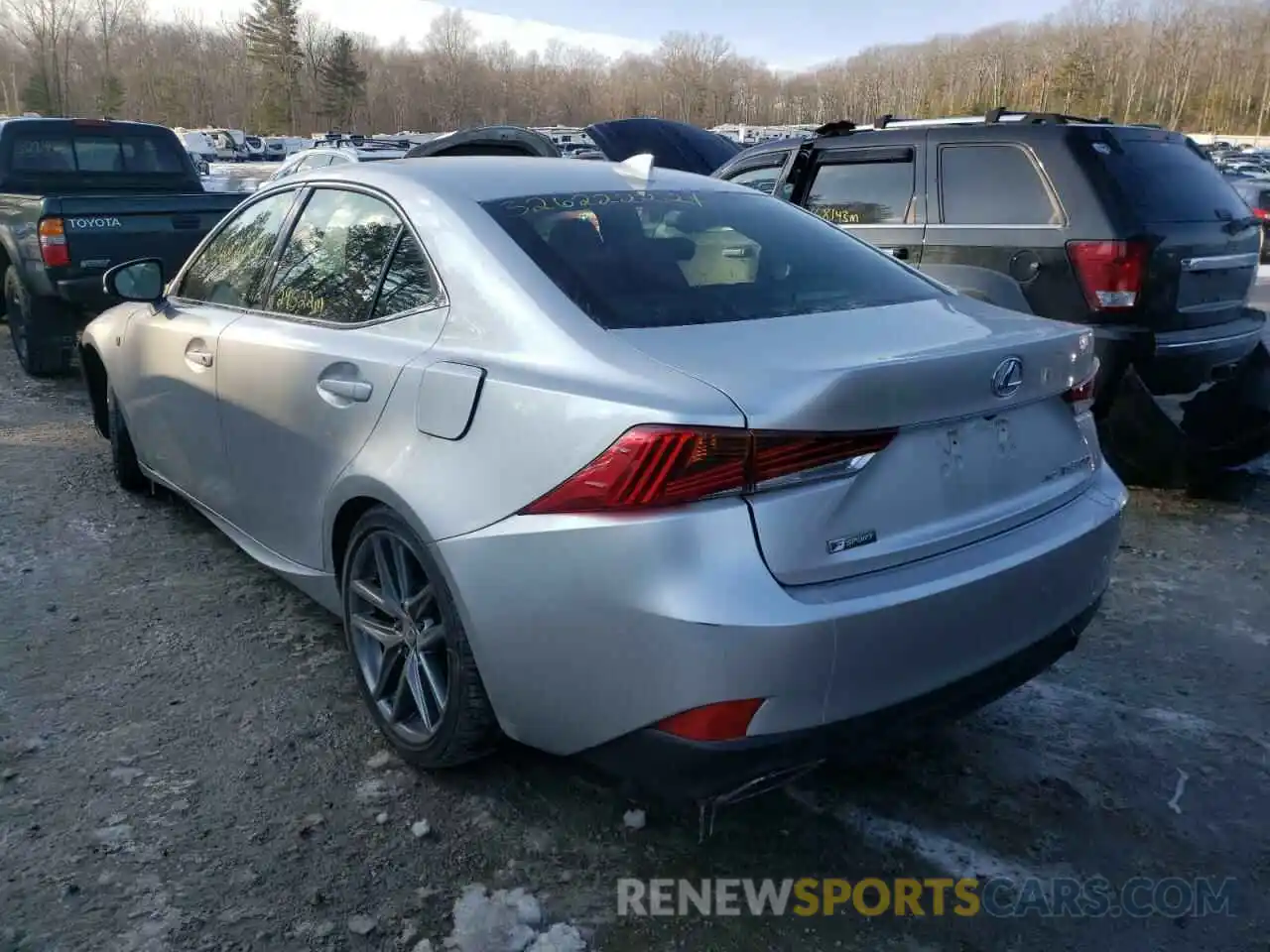 3 Photograph of a damaged car JTHC81D29K5037589 LEXUS IS 2019