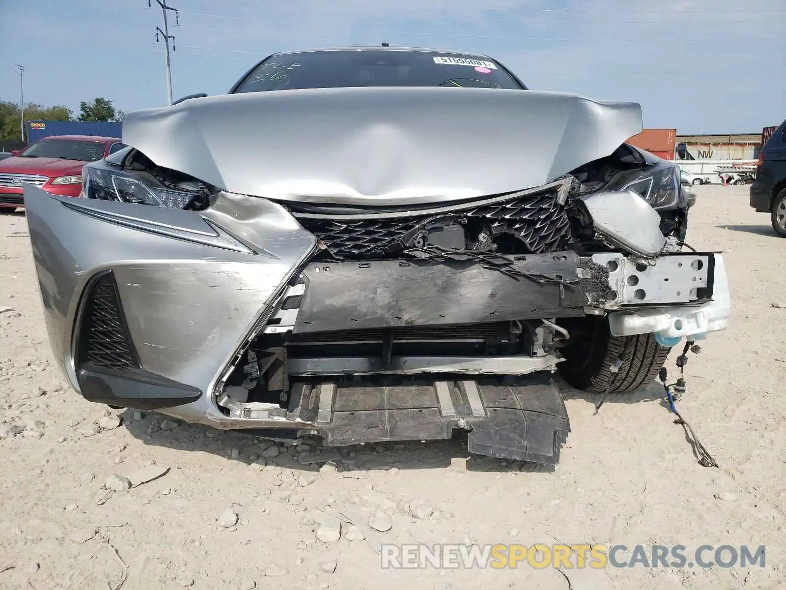 9 Фотография поврежденного автомобиля JTHC81D29K5039651 LEXUS IS 2019