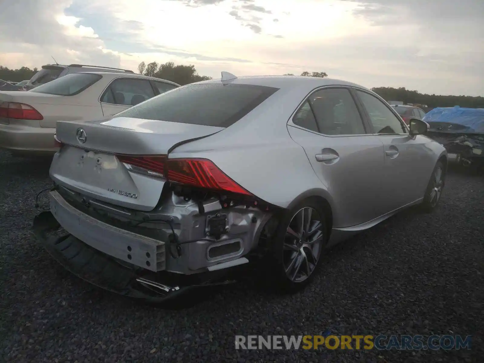 4 Photograph of a damaged car JTHC81D2XK5034300 LEXUS IS 2019