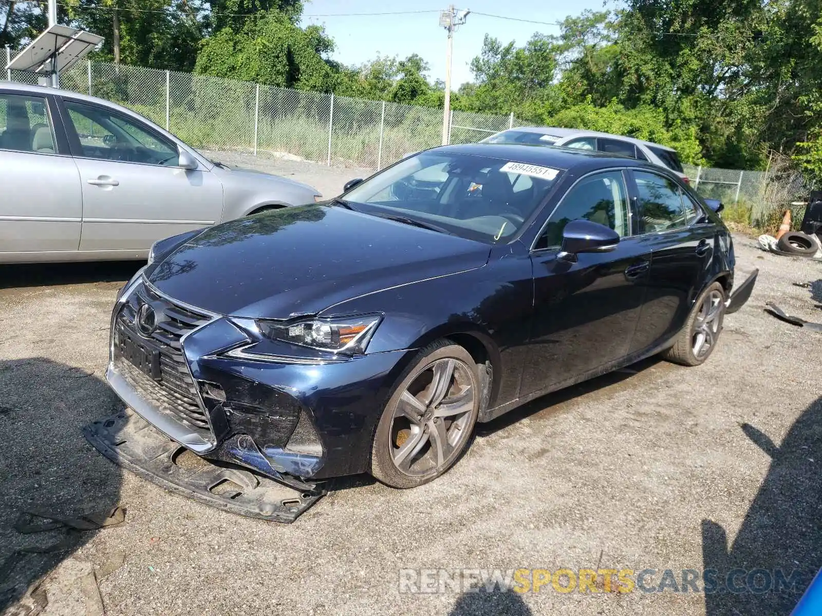 2 Photograph of a damaged car JTHC81D2XK5034443 LEXUS IS 2019