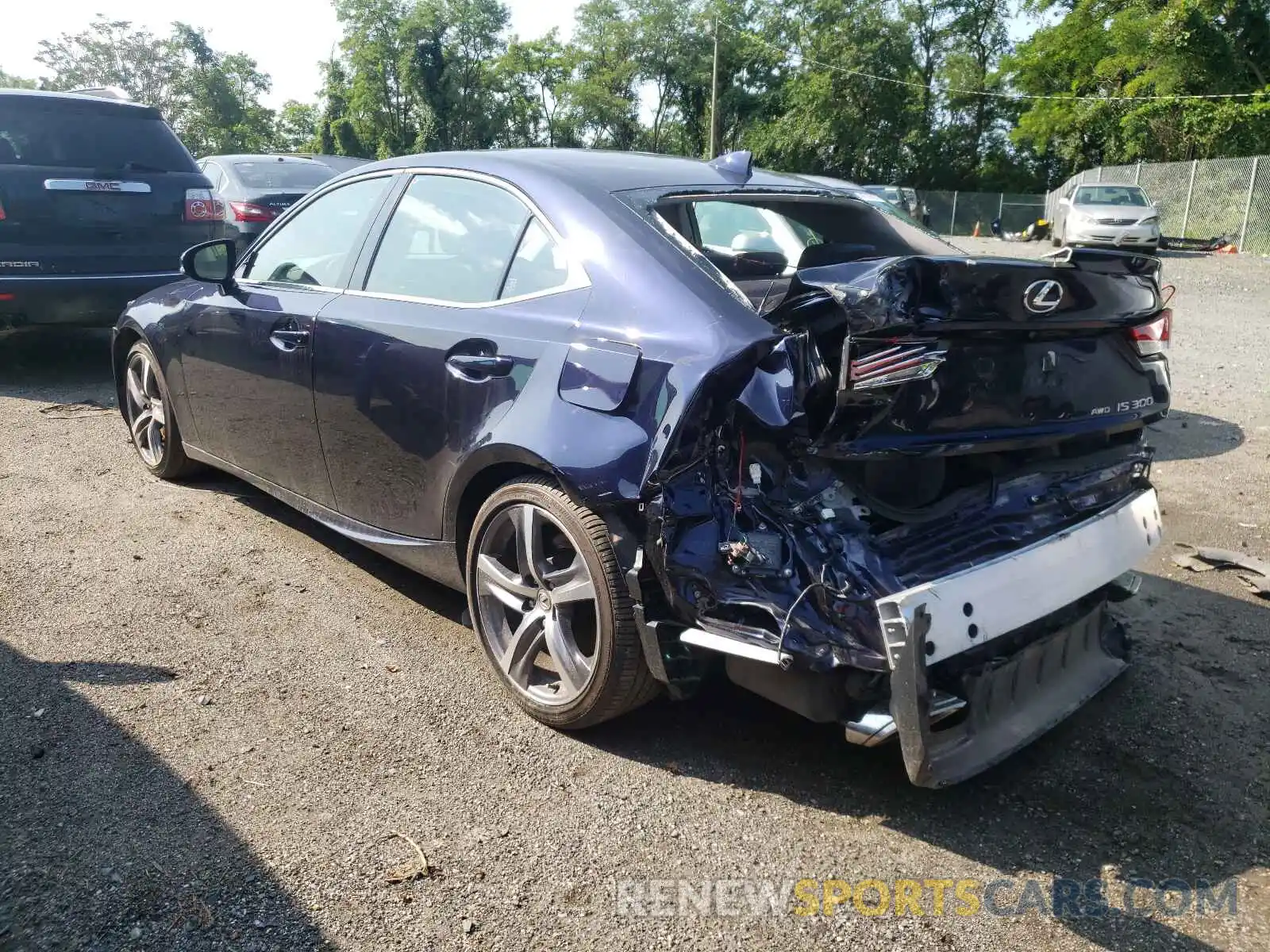 3 Photograph of a damaged car JTHC81D2XK5034443 LEXUS IS 2019