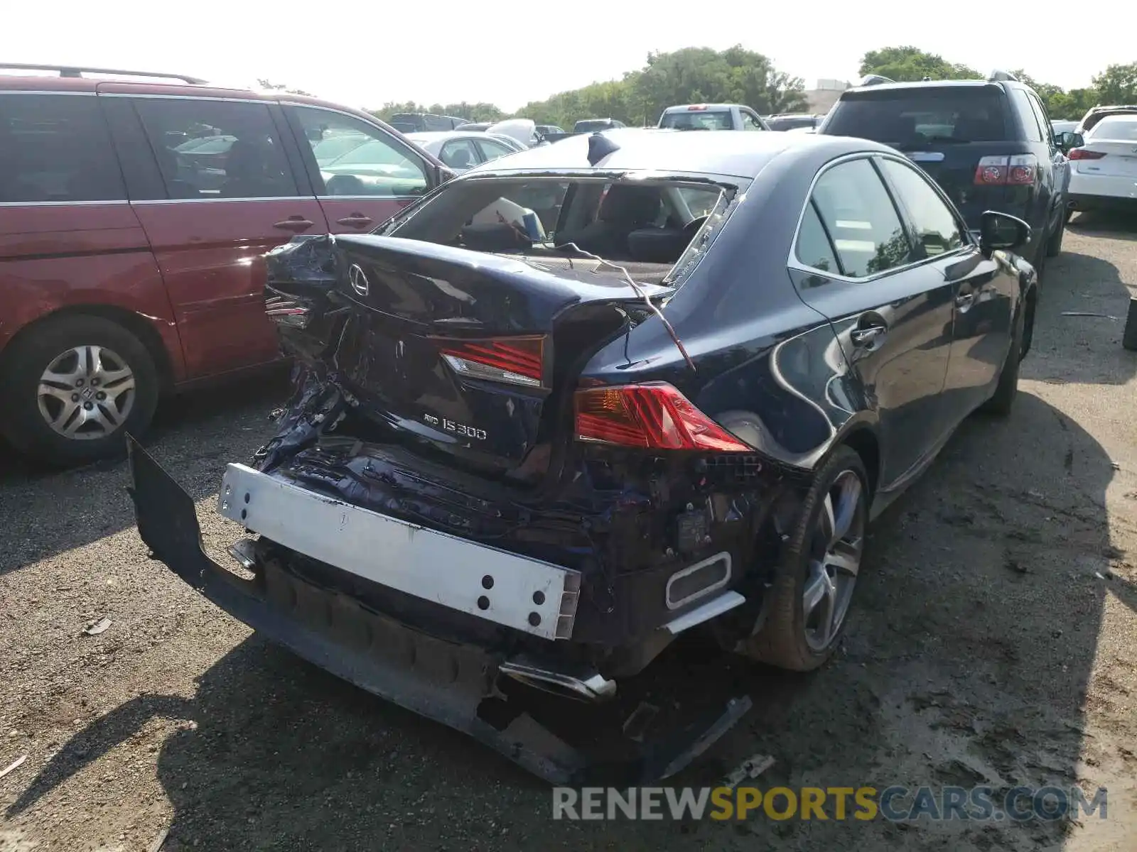 4 Photograph of a damaged car JTHC81D2XK5034443 LEXUS IS 2019