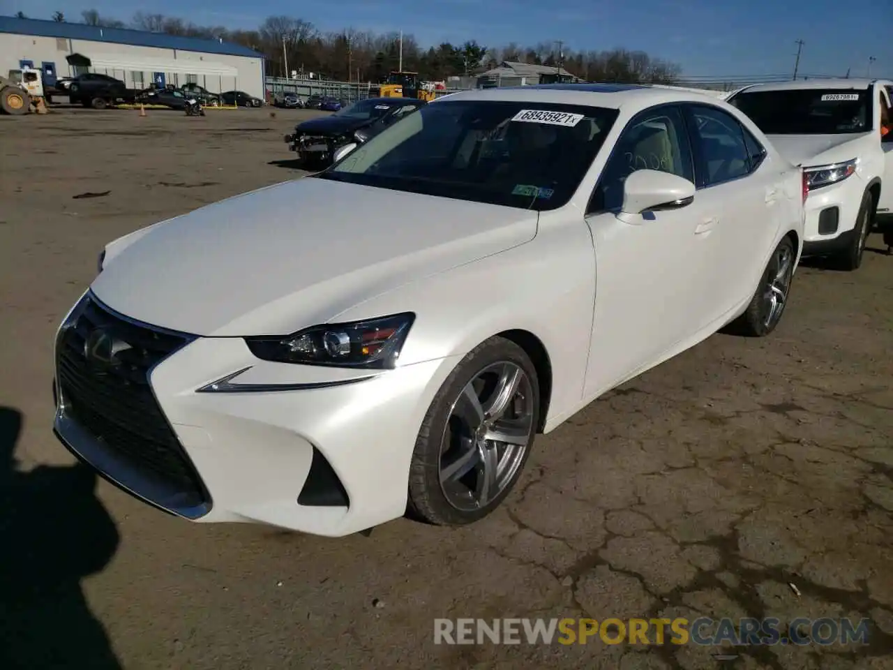 2 Photograph of a damaged car JTHC81D2XK5036788 LEXUS IS 2019