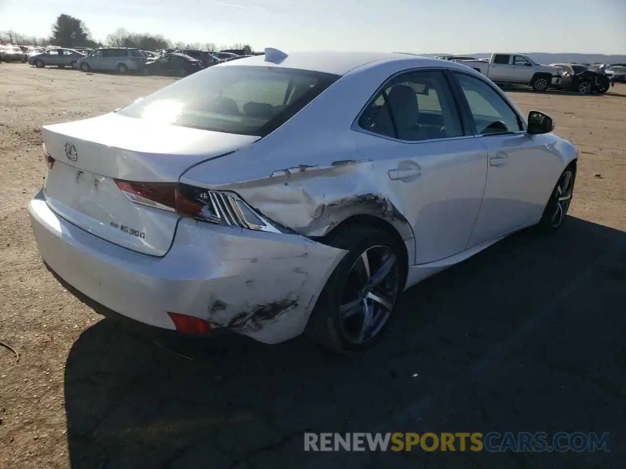 4 Photograph of a damaged car JTHC81D2XK5036788 LEXUS IS 2019