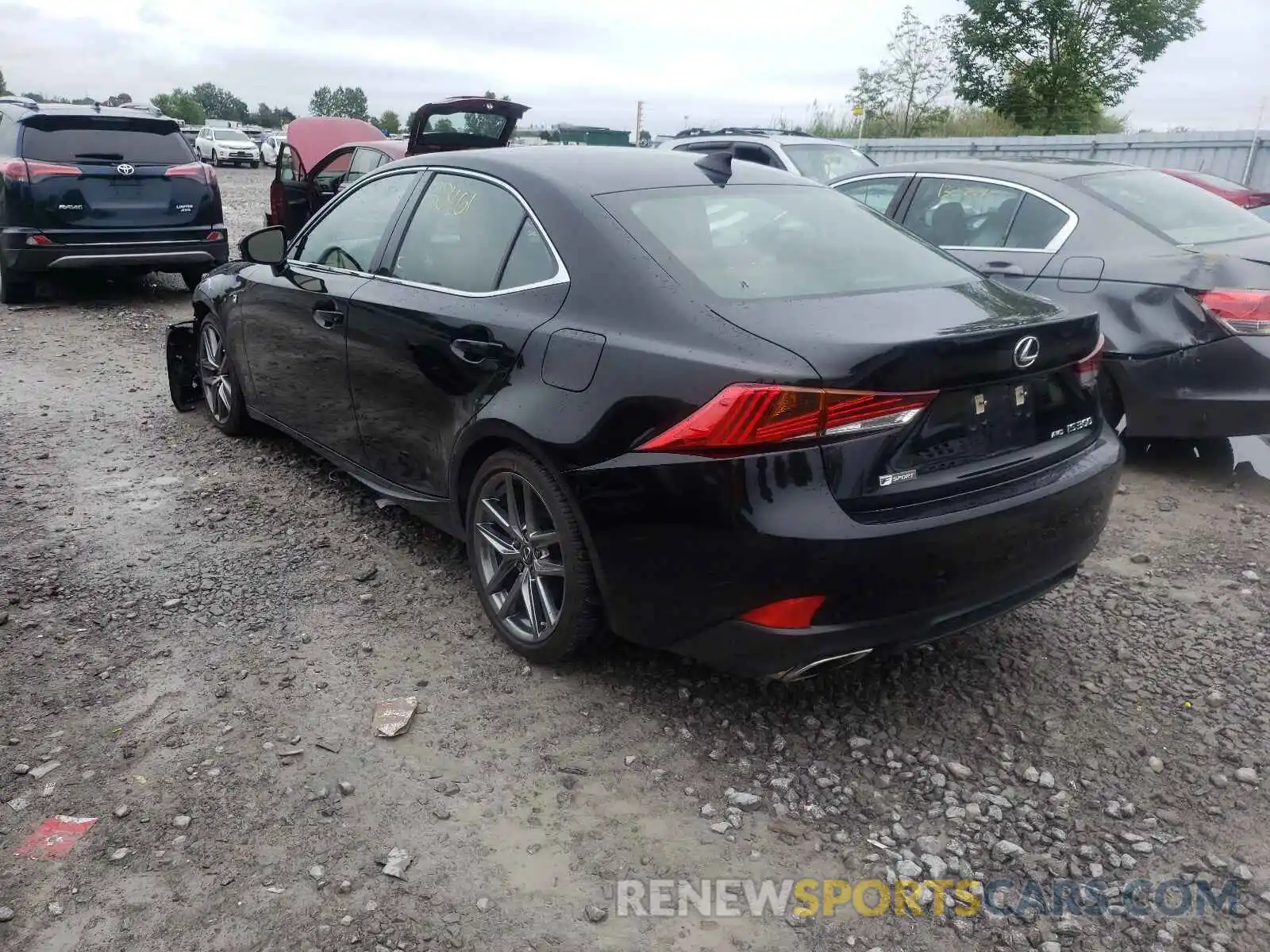 3 Photograph of a damaged car JTHC81D2XK5038377 LEXUS IS 2019