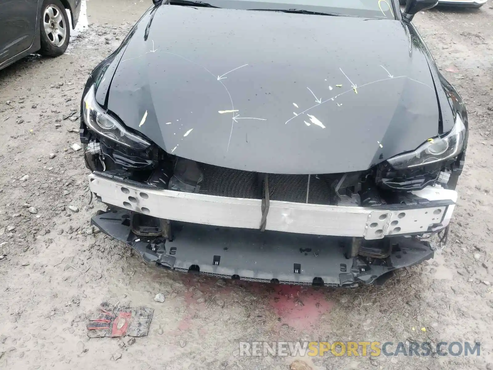 9 Photograph of a damaged car JTHC81D2XK5038377 LEXUS IS 2019