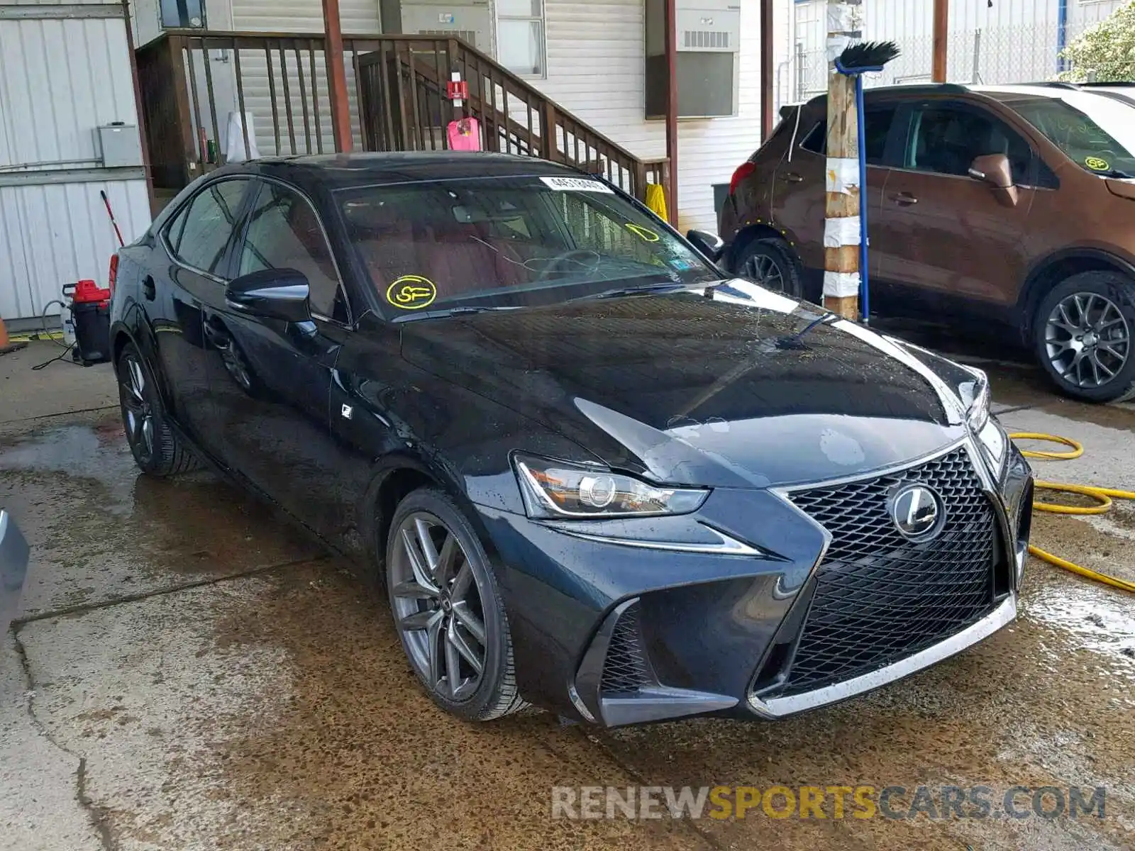 1 Photograph of a damaged car JTHC81D2XK5038606 LEXUS IS 2019