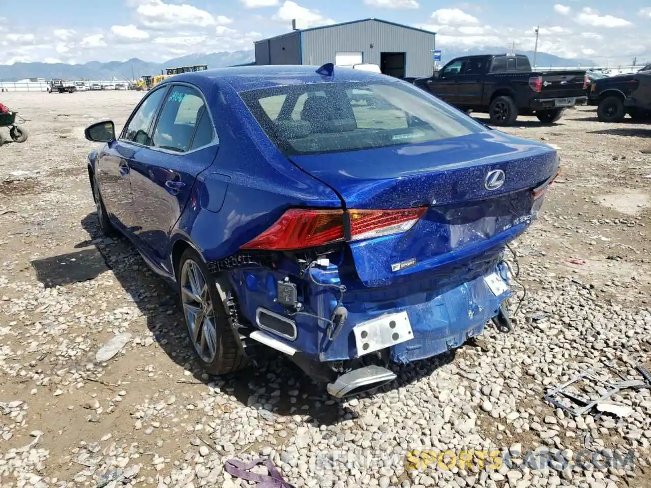 3 Photograph of a damaged car JTHCZ1D20K5016207 LEXUS IS 2019