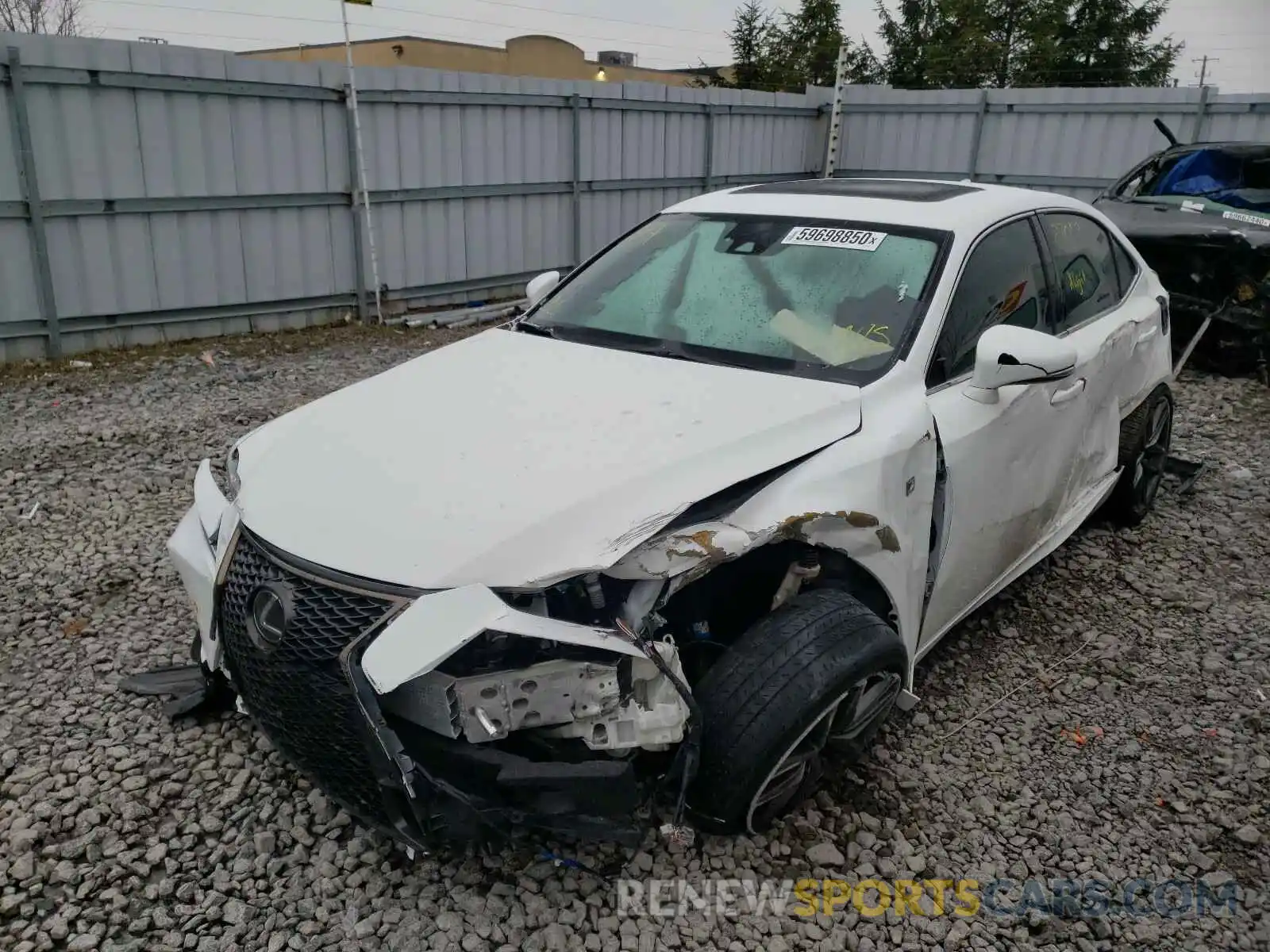 2 Photograph of a damaged car JTHCZ1D23K5016704 LEXUS IS 2019