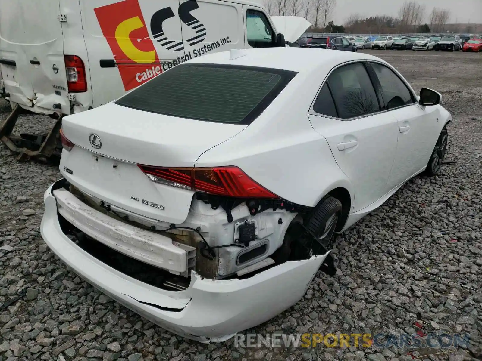 4 Photograph of a damaged car JTHCZ1D23K5016704 LEXUS IS 2019