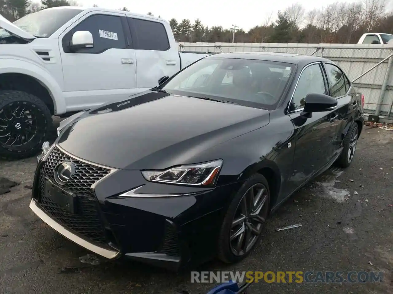 2 Photograph of a damaged car JTHCZ1D24K5017117 LEXUS IS 2019