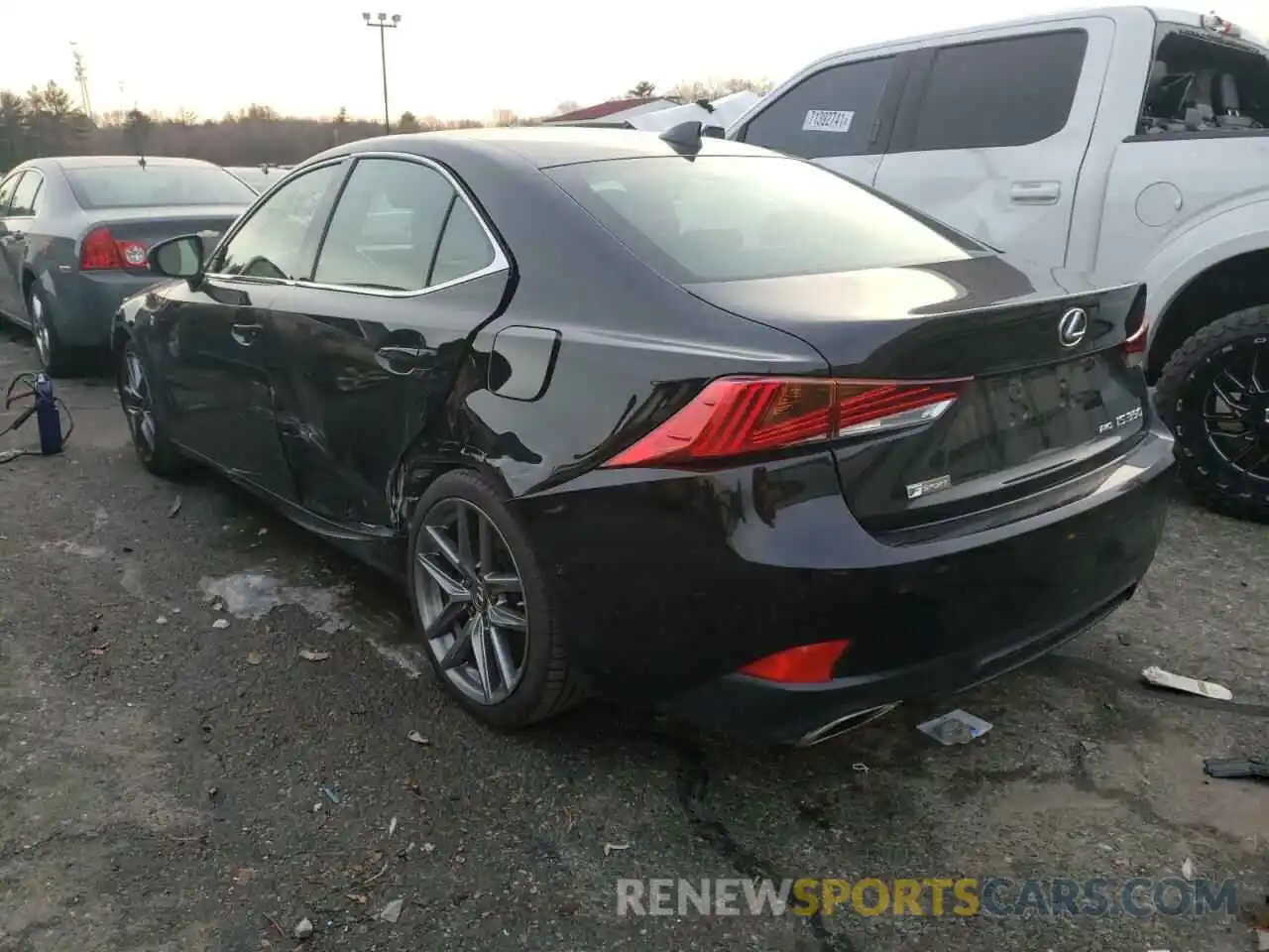 3 Photograph of a damaged car JTHCZ1D24K5017117 LEXUS IS 2019