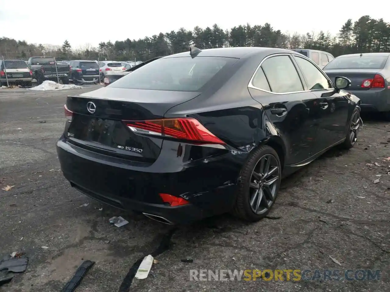 4 Photograph of a damaged car JTHCZ1D24K5017117 LEXUS IS 2019