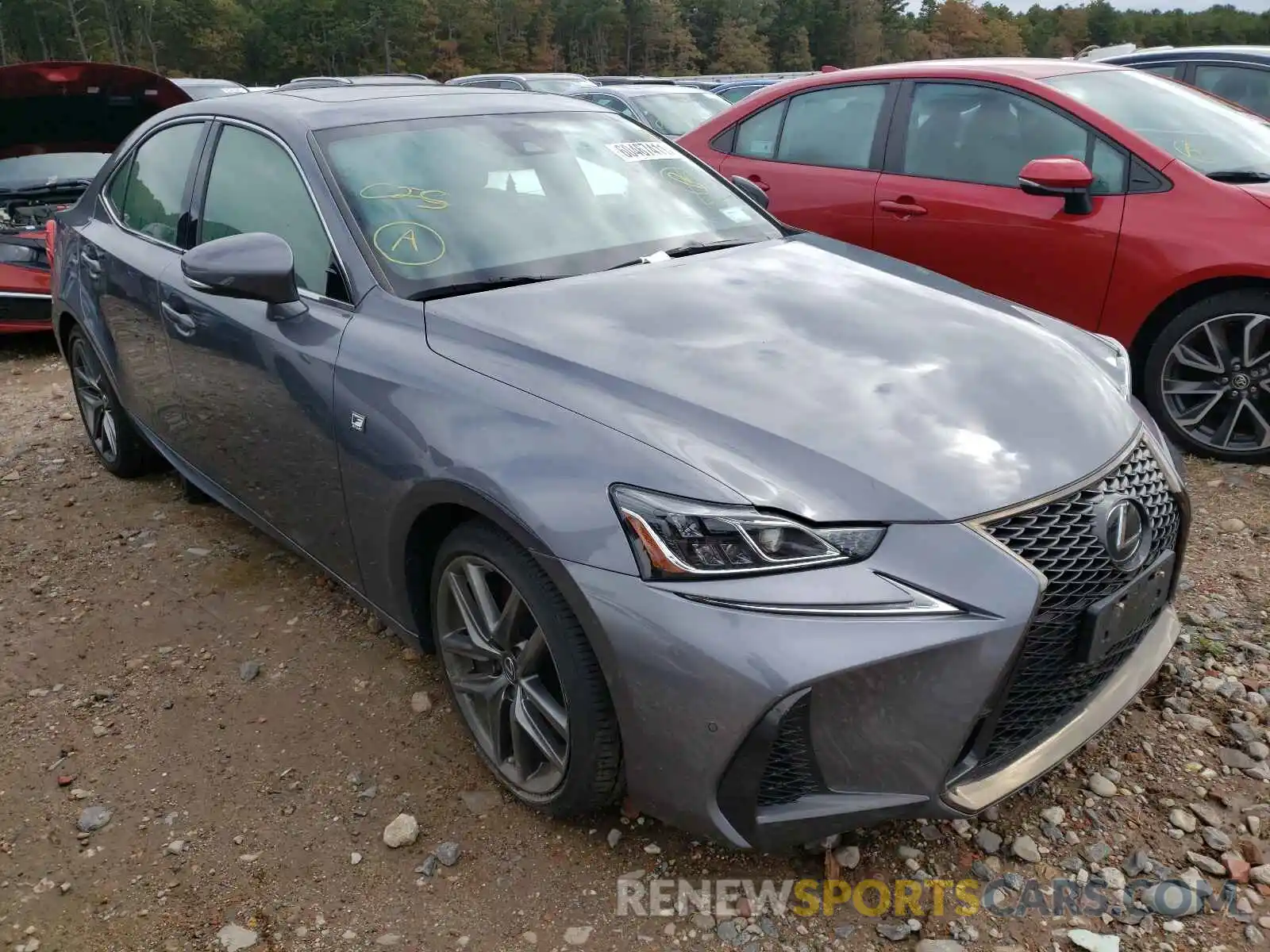 1 Photograph of a damaged car JTHCZ1D27K5016687 LEXUS IS 2019