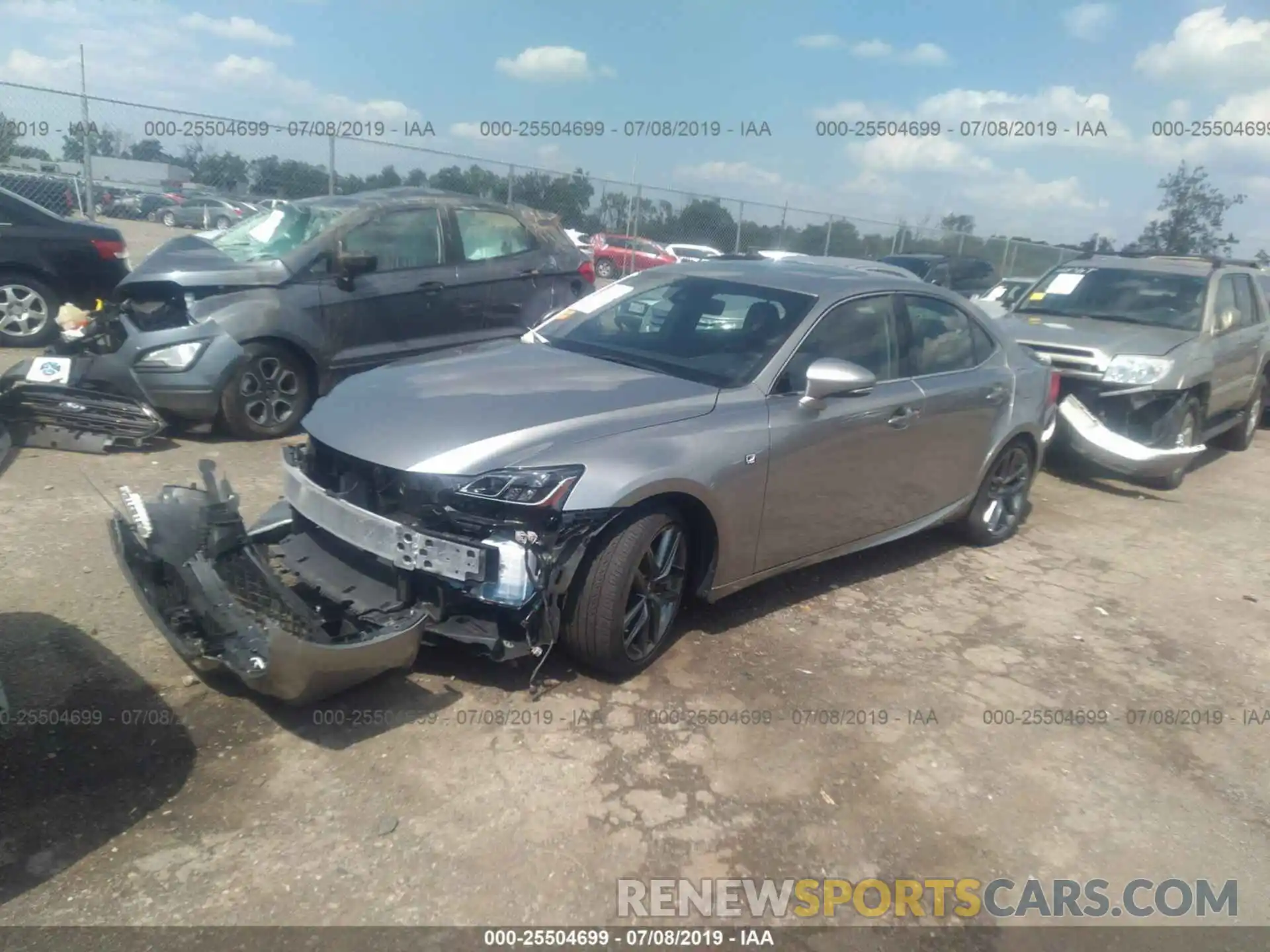 2 Photograph of a damaged car JTHCZ1D28K5016312 LEXUS IS 2019