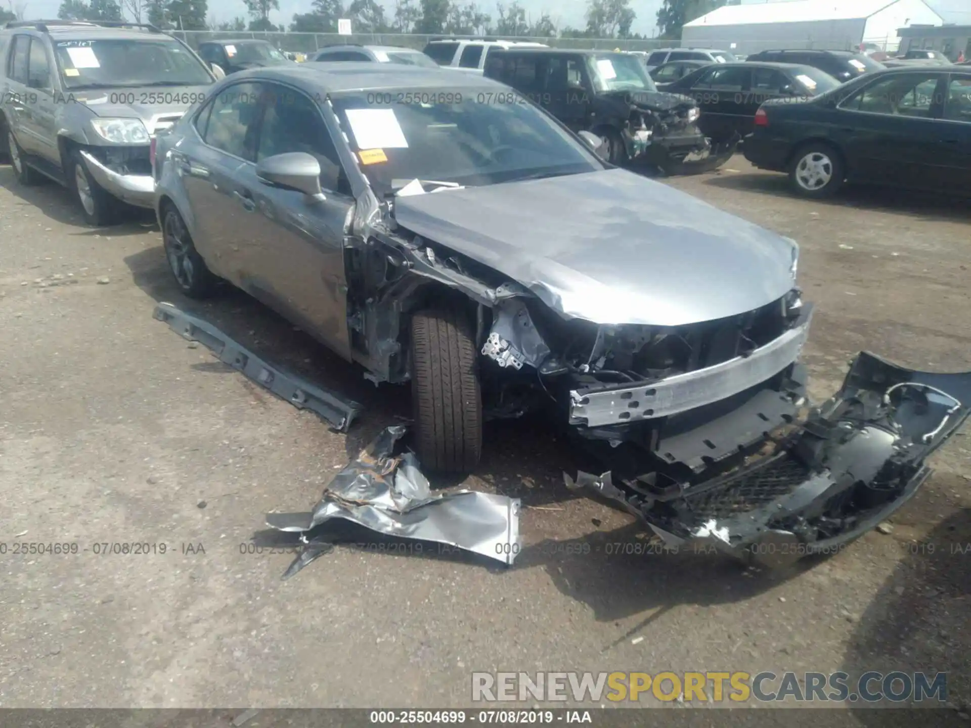 6 Photograph of a damaged car JTHCZ1D28K5016312 LEXUS IS 2019