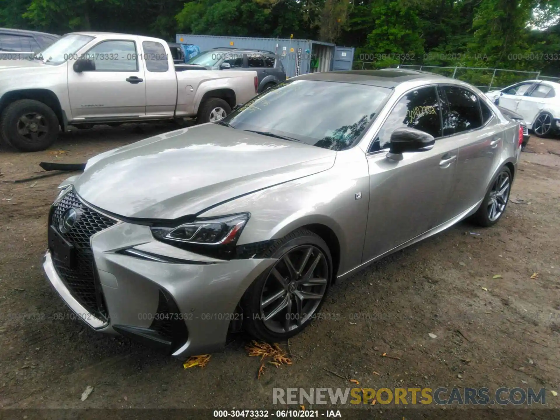 2 Фотография поврежденного автомобиля JTHCZ1D28K5016584 LEXUS IS 2019