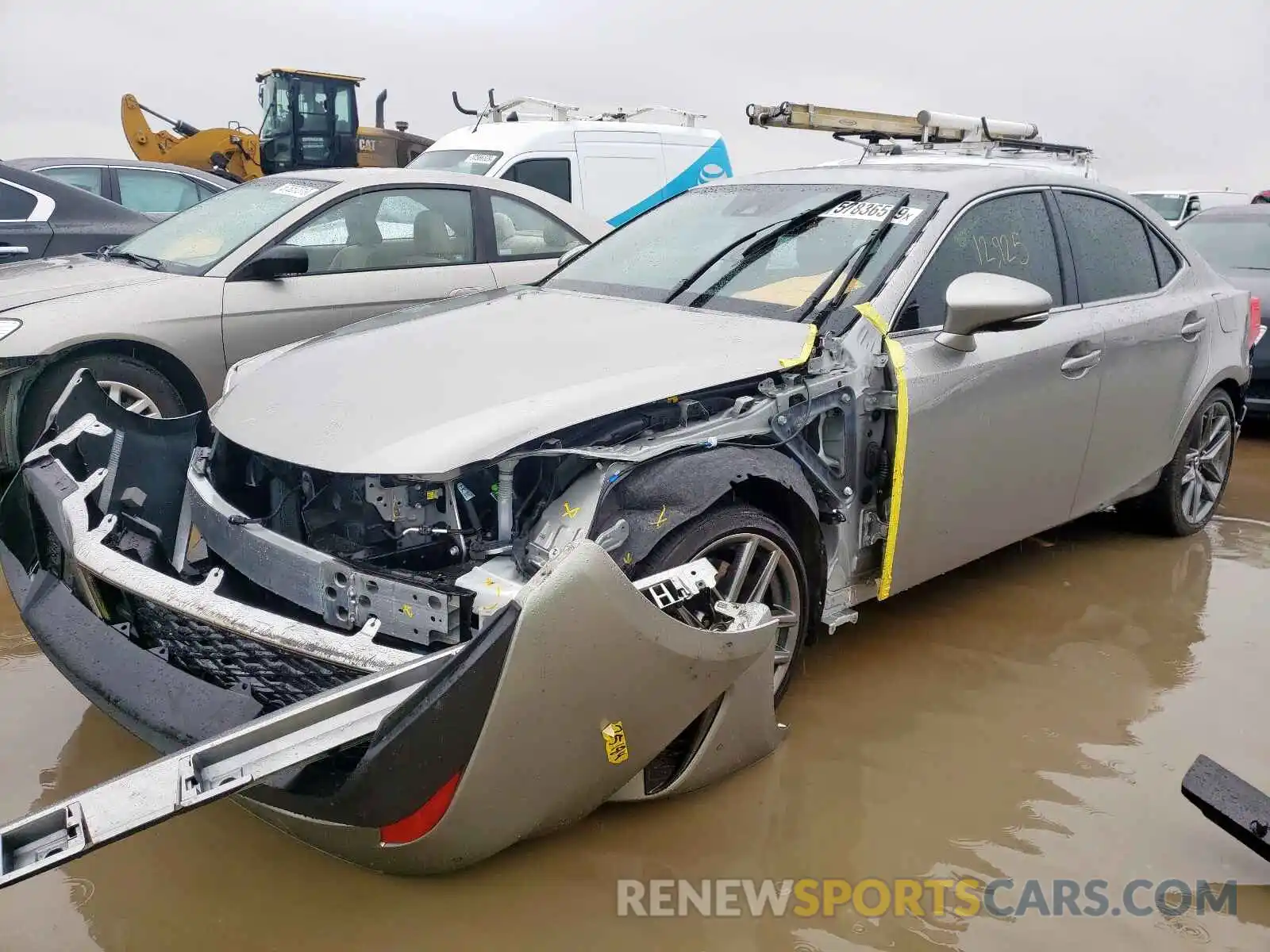 2 Photograph of a damaged car JTHCZ1D28K5016715 LEXUS IS 2019