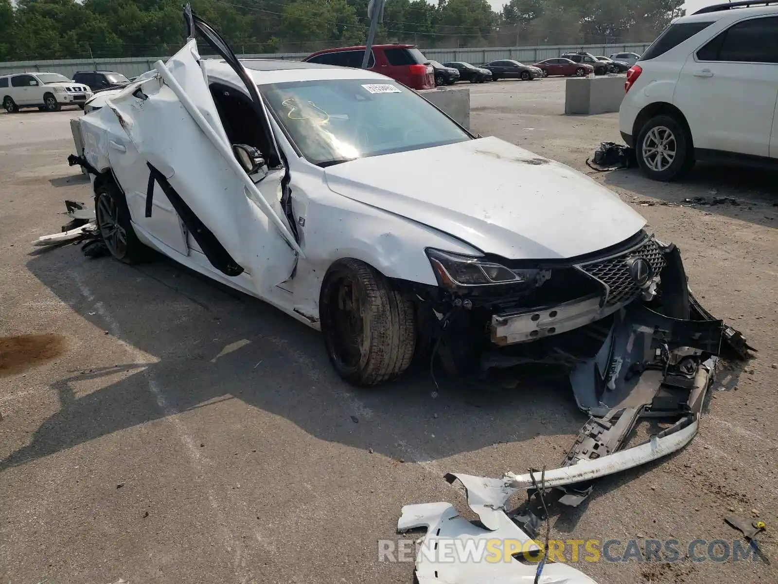 1 Photograph of a damaged car JTHCZ1D29K5016612 LEXUS IS 2019