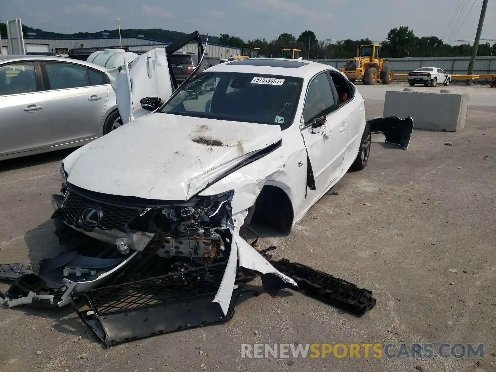 2 Photograph of a damaged car JTHCZ1D29K5016612 LEXUS IS 2019