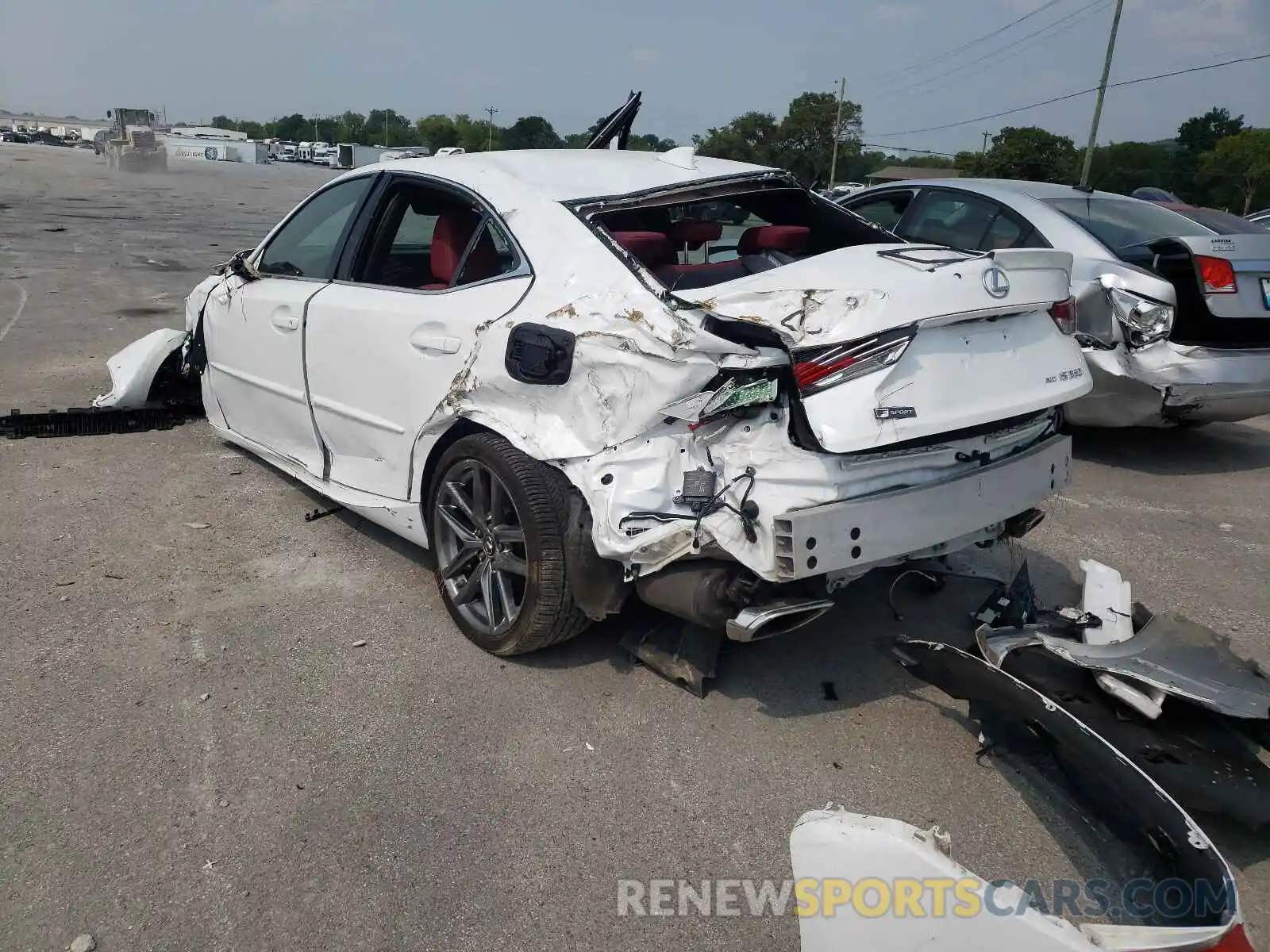 3 Photograph of a damaged car JTHCZ1D29K5016612 LEXUS IS 2019