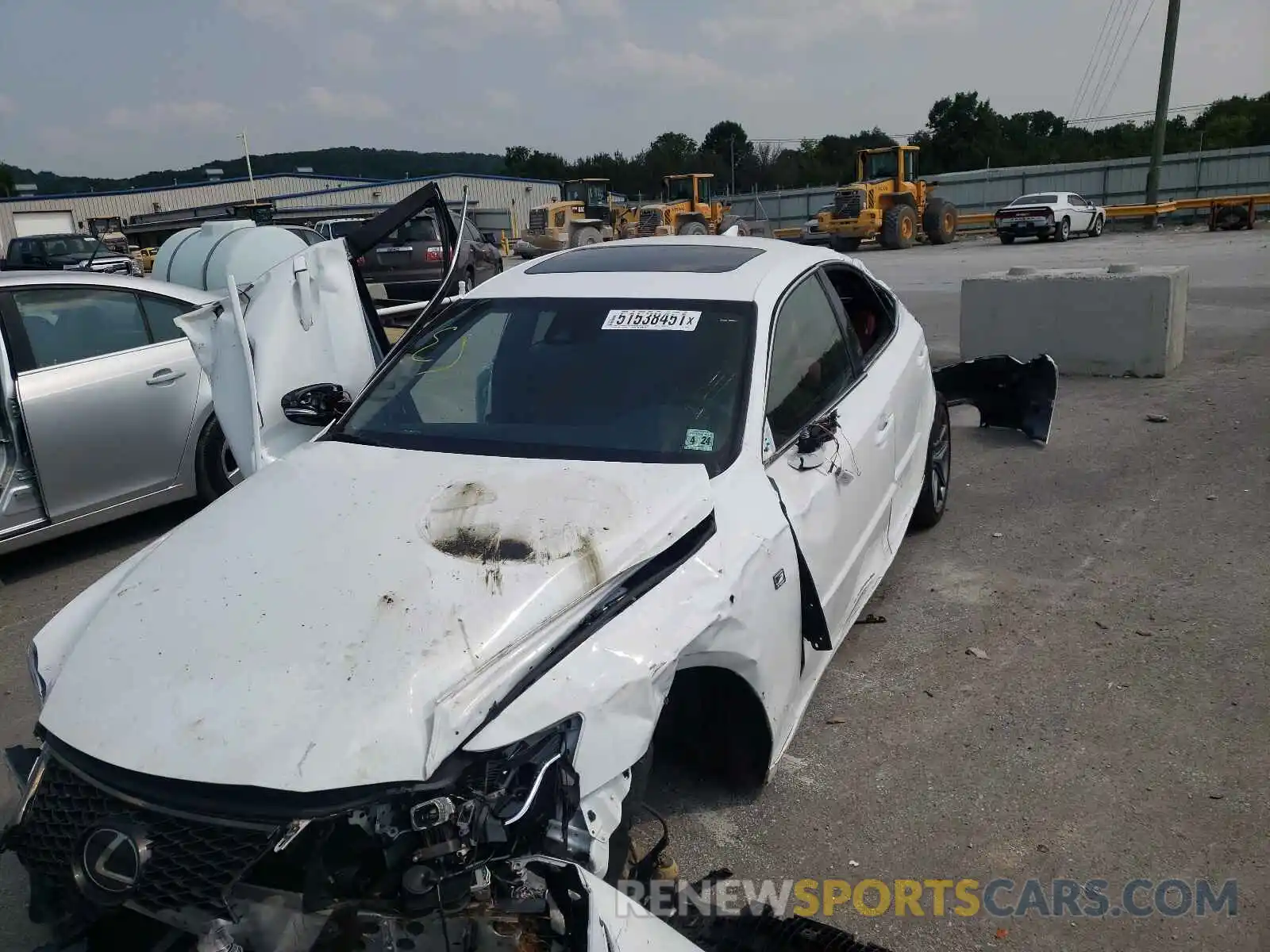 9 Photograph of a damaged car JTHCZ1D29K5016612 LEXUS IS 2019