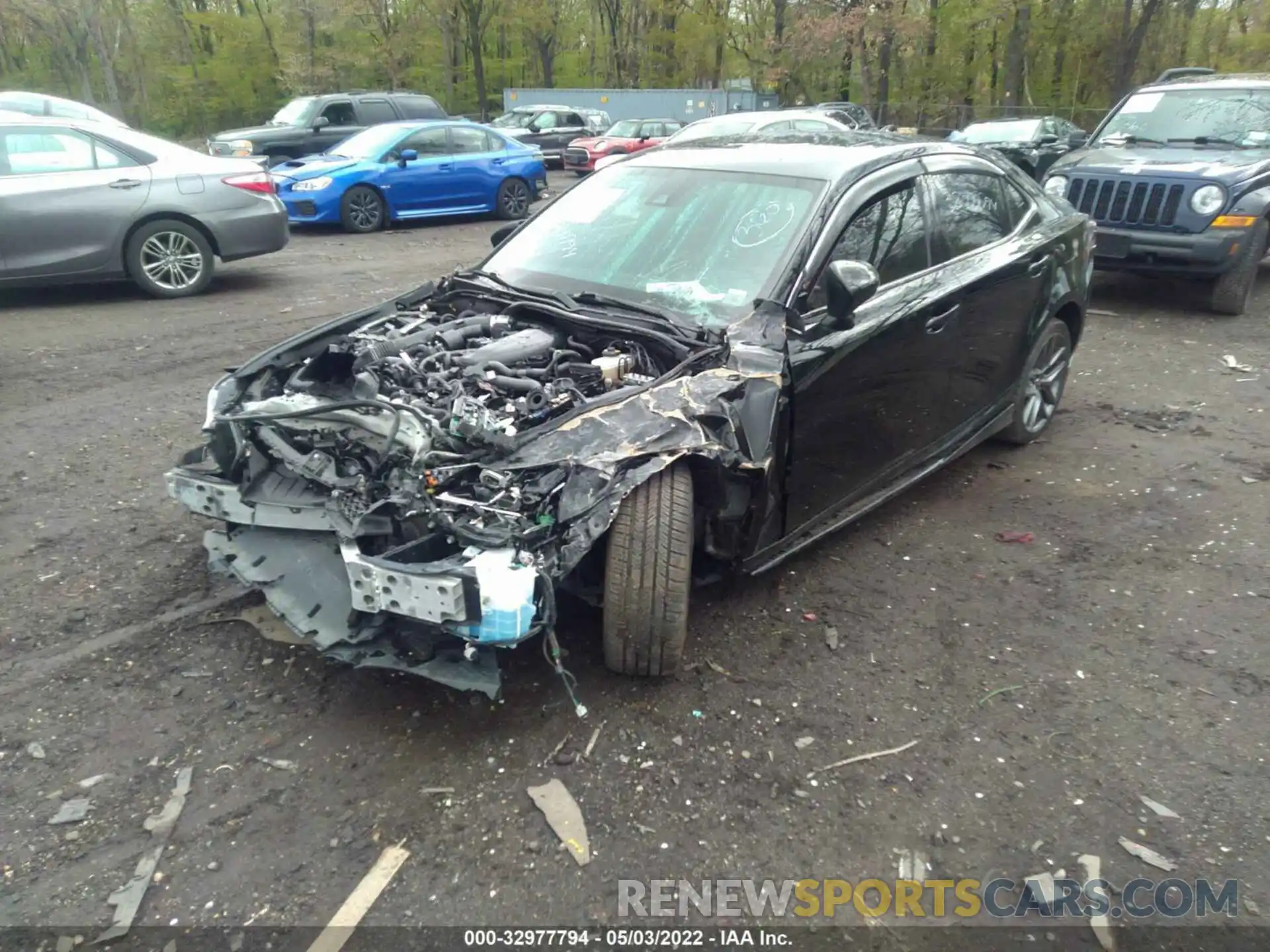 2 Photograph of a damaged car JTHCZ1D29K5016738 LEXUS IS 2019