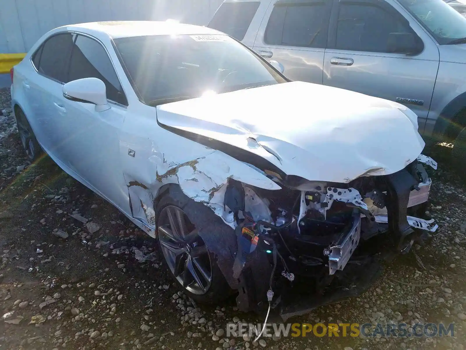 1 Photograph of a damaged car JTHCZ1D2XK5016408 LEXUS IS 2019