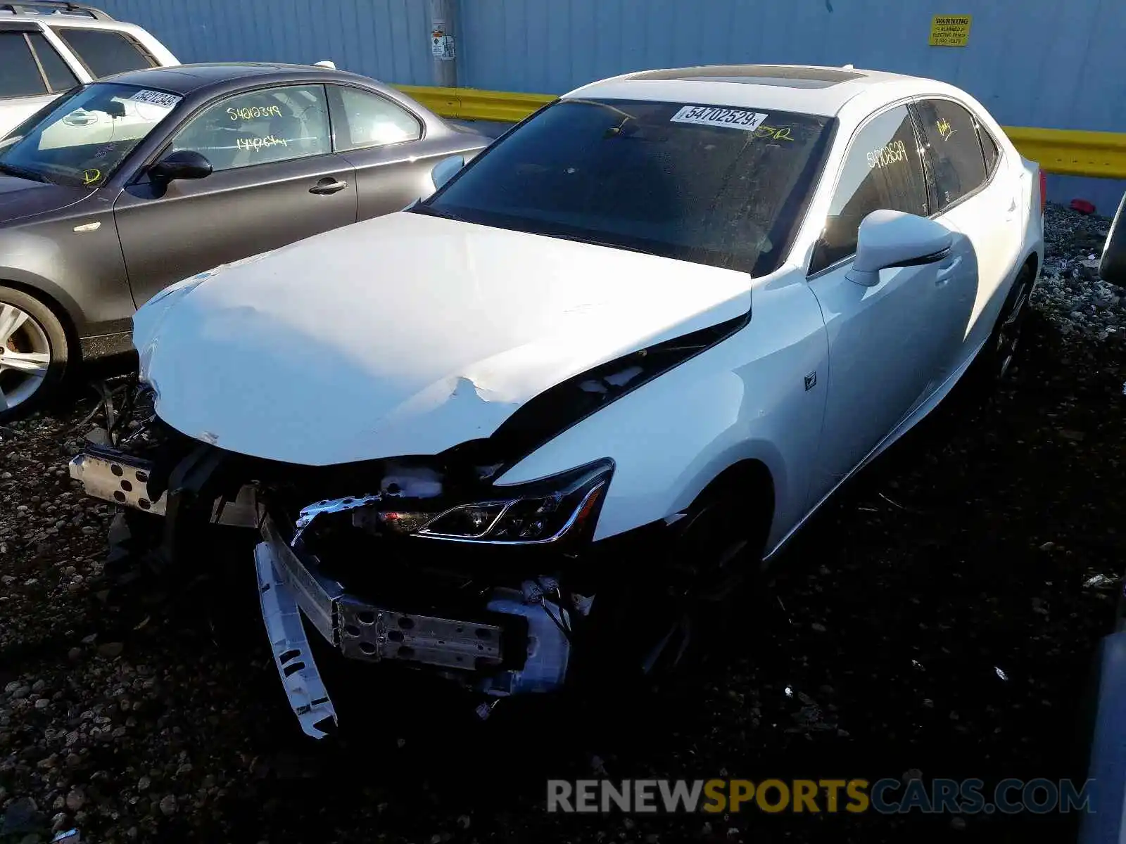 2 Photograph of a damaged car JTHCZ1D2XK5016408 LEXUS IS 2019