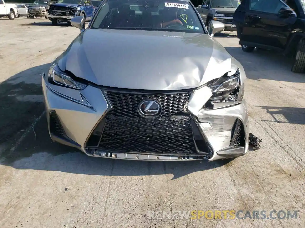 9 Photograph of a damaged car JTHCZ1D2XK5016618 LEXUS IS 2019