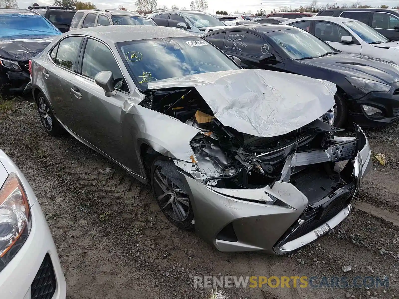 1 Photograph of a damaged car JTHA81F29L5041566 LEXUS IS 2020