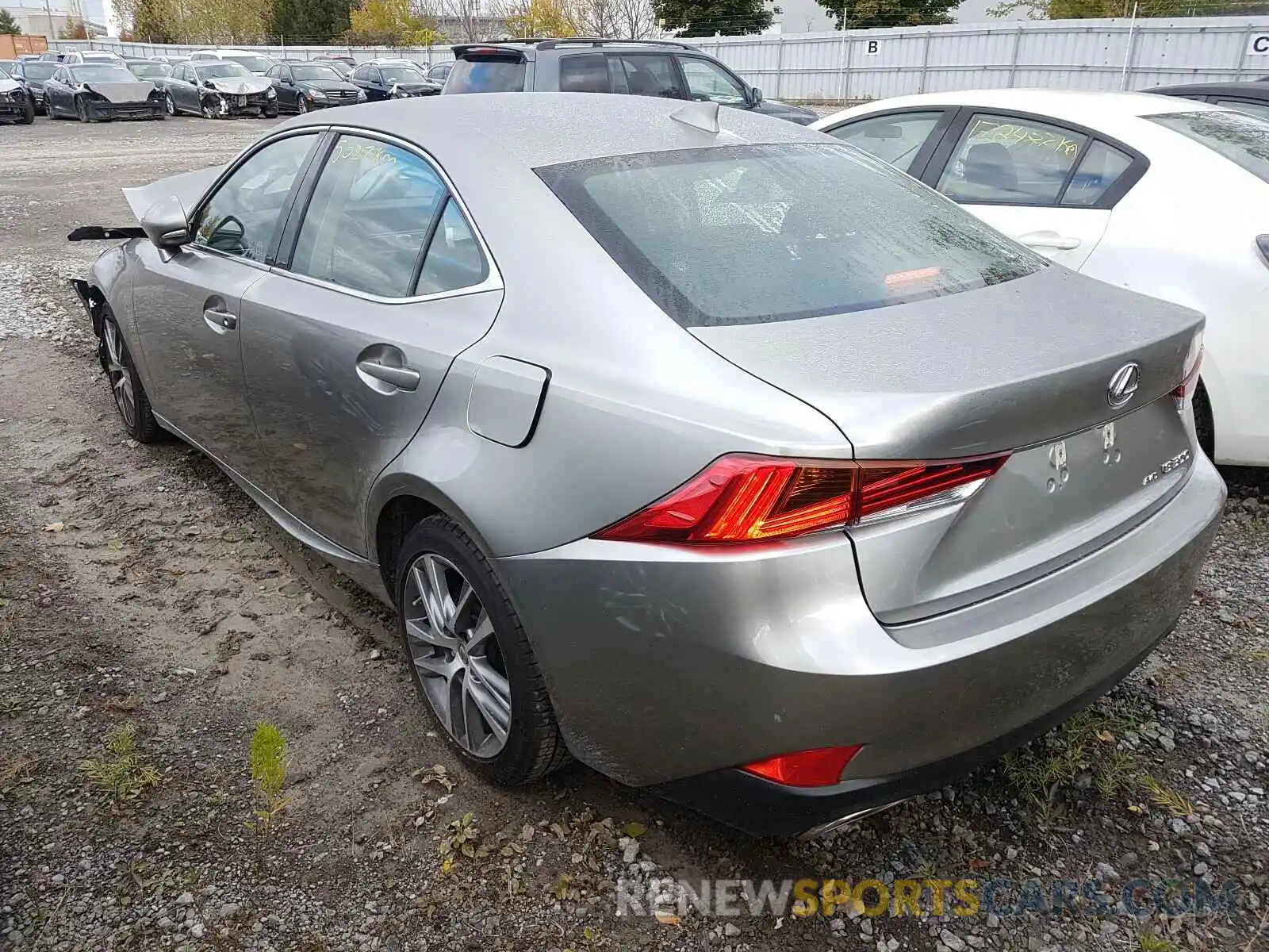 3 Photograph of a damaged car JTHA81F29L5041566 LEXUS IS 2020