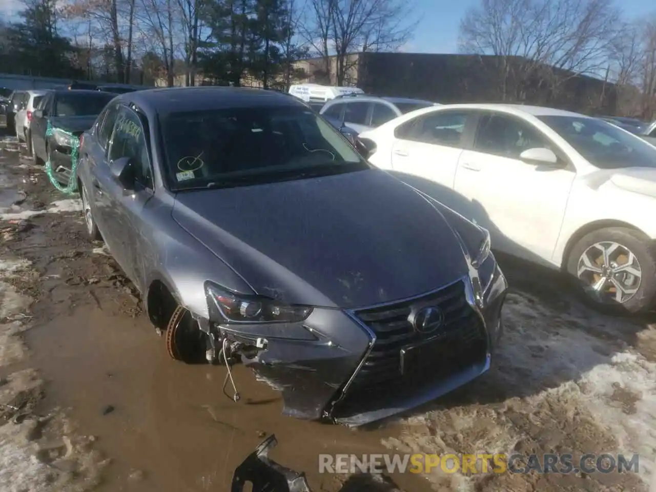 1 Photograph of a damaged car JTHA81F2XL5041317 LEXUS IS 2020