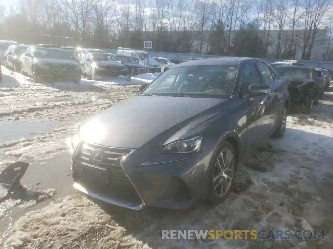 2 Photograph of a damaged car JTHA81F2XL5041317 LEXUS IS 2020