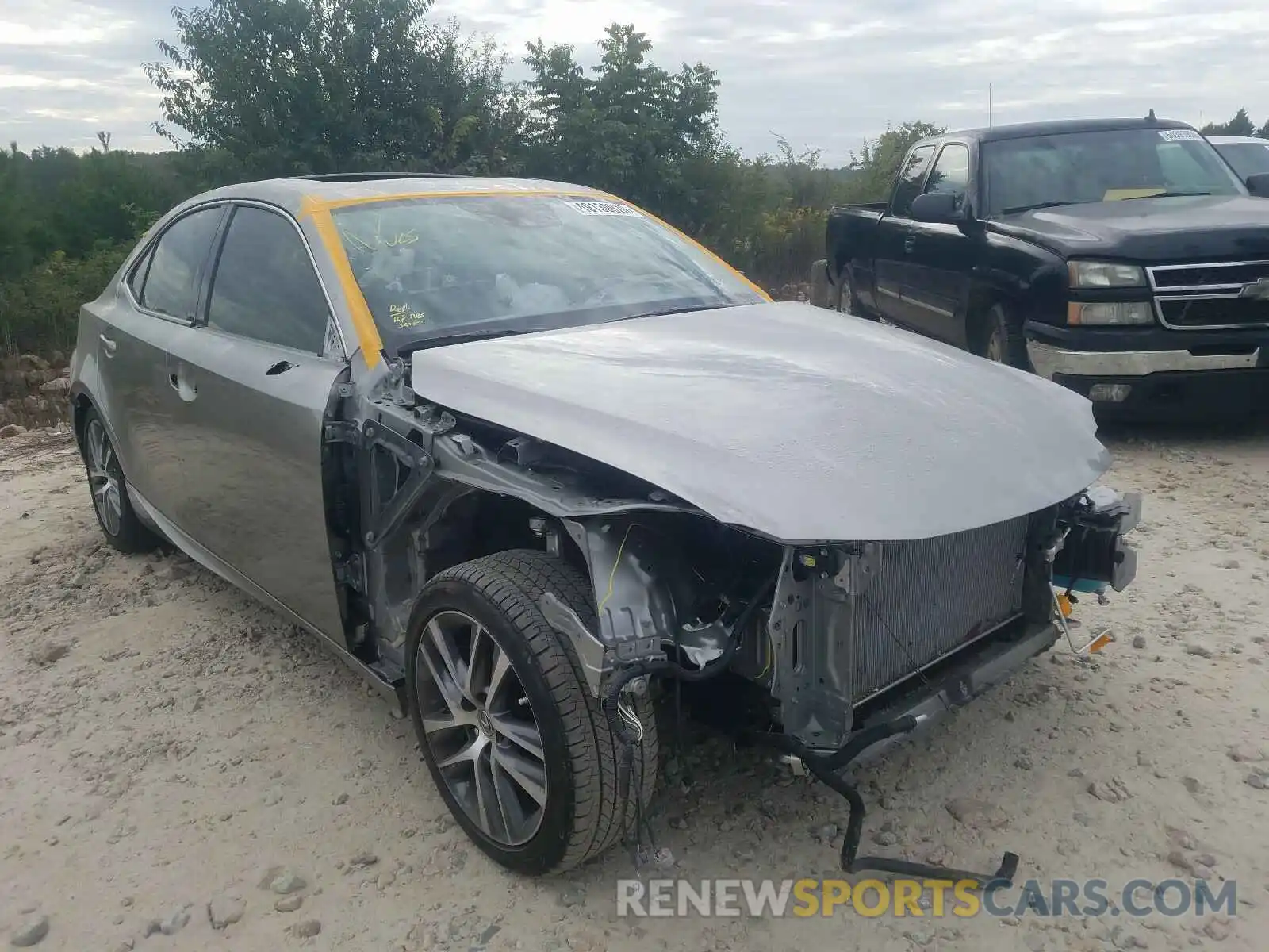 1 Photograph of a damaged car JTHAA1D20L5104965 LEXUS IS 2020