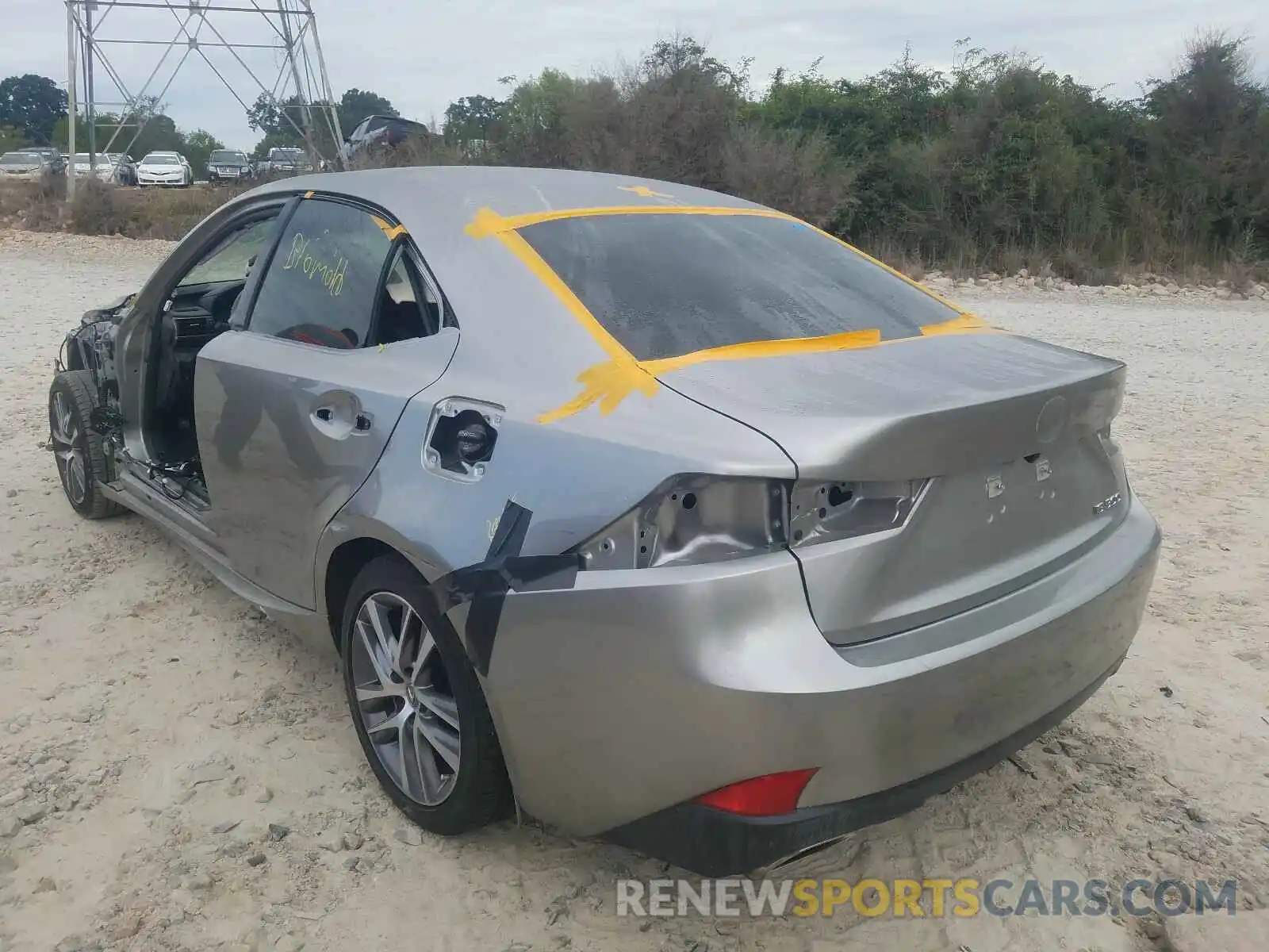 3 Photograph of a damaged car JTHAA1D20L5104965 LEXUS IS 2020