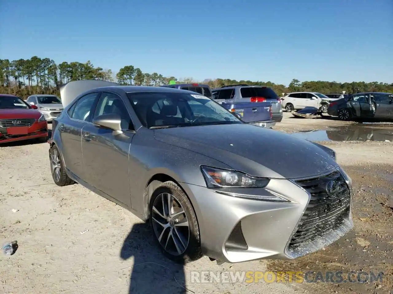 1 Photograph of a damaged car JTHAA1D20L5108417 LEXUS IS 2020