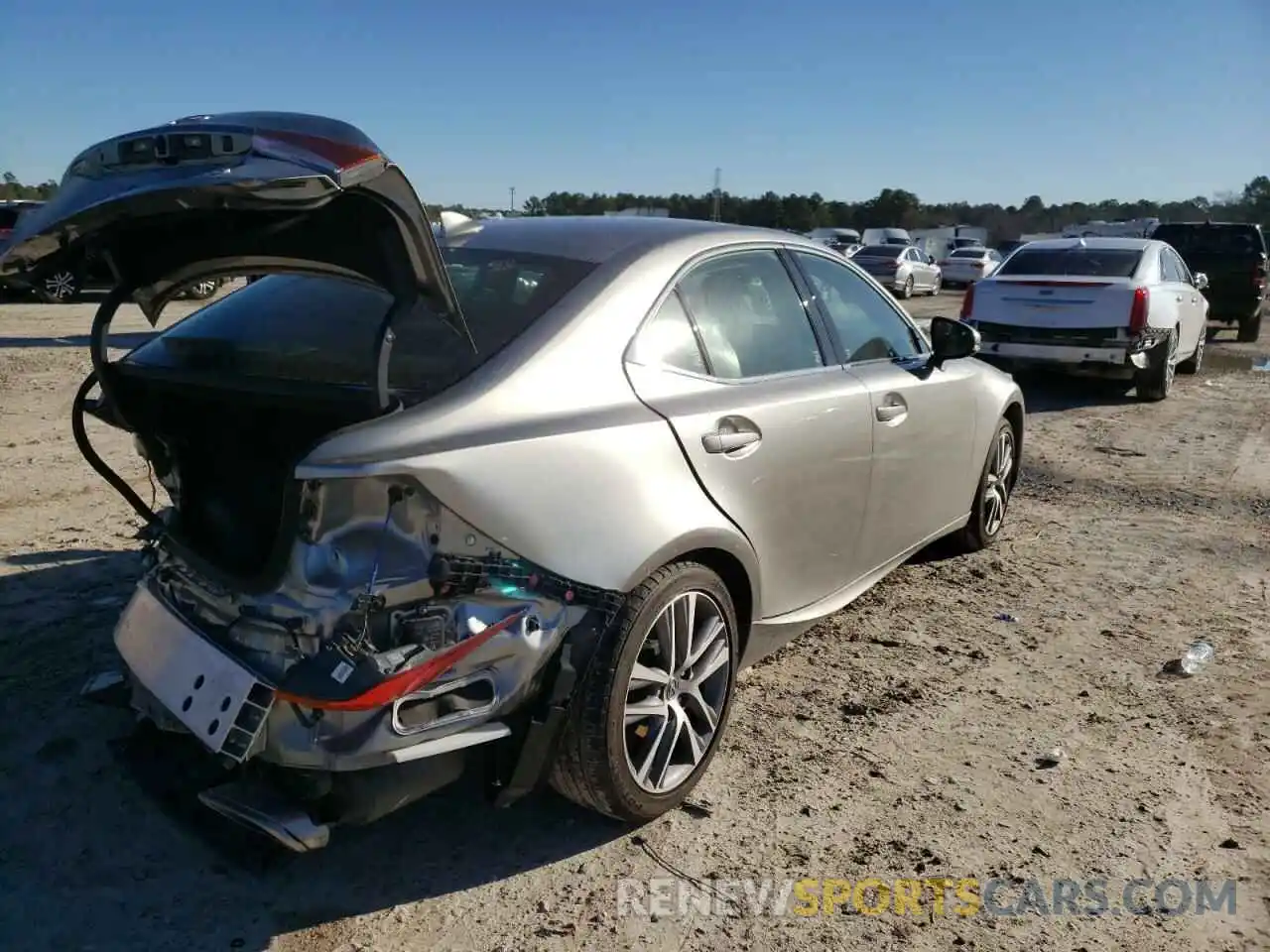 4 Photograph of a damaged car JTHAA1D20L5108417 LEXUS IS 2020