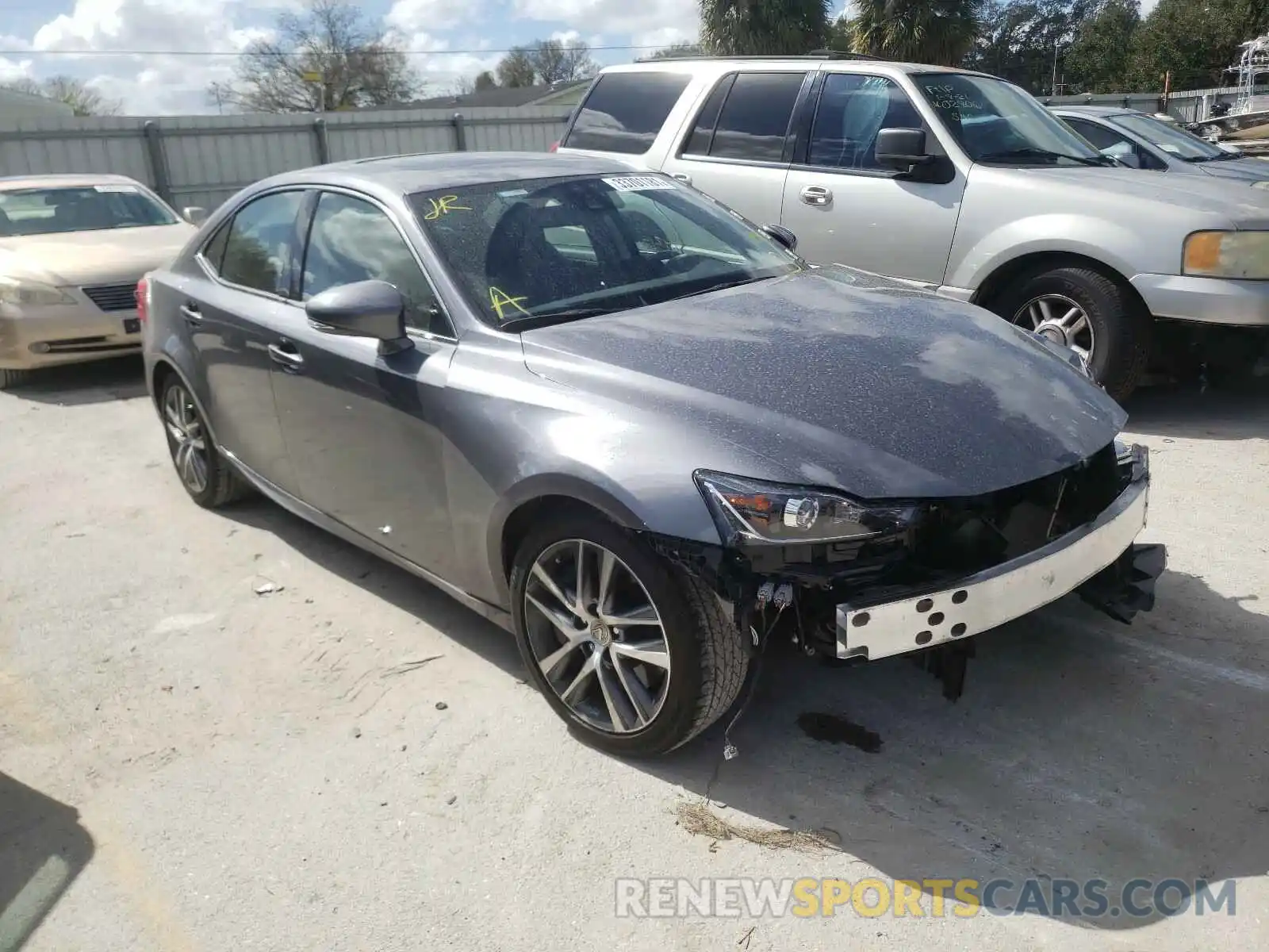 1 Photograph of a damaged car JTHAA1D21L5101847 LEXUS IS 2020