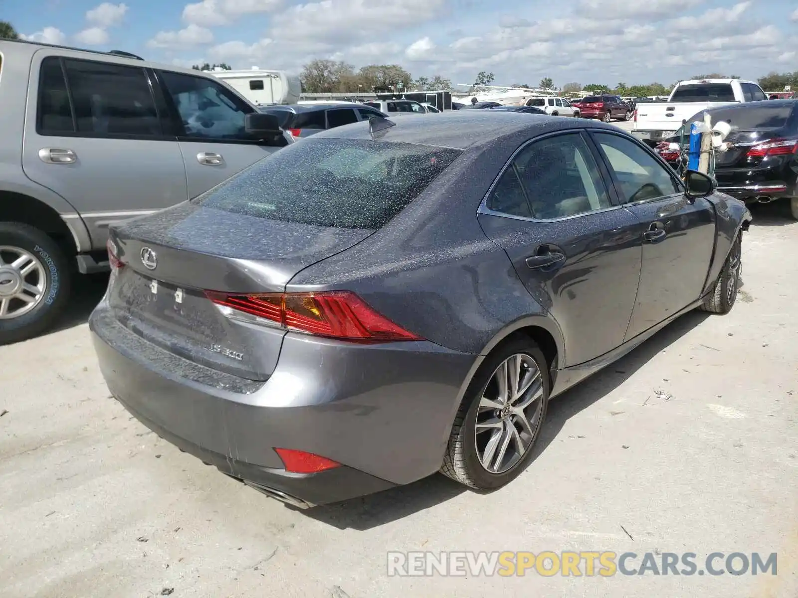 4 Photograph of a damaged car JTHAA1D21L5101847 LEXUS IS 2020