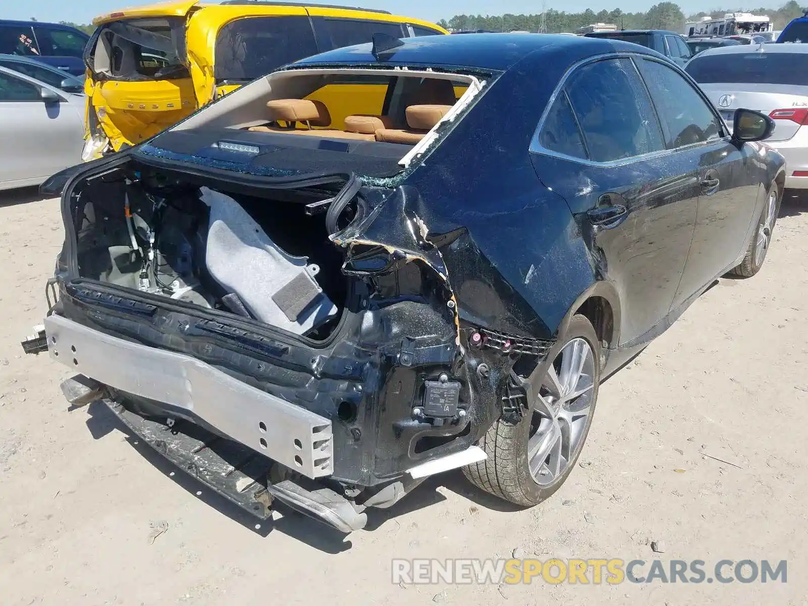 4 Photograph of a damaged car JTHAA1D21L5101895 LEXUS IS 2020