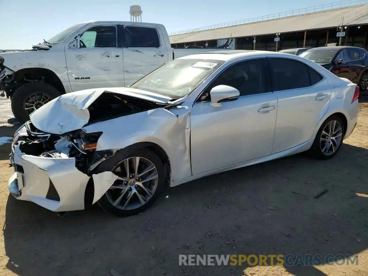 1 Photograph of a damaged car JTHAA1D21L5102464 LEXUS IS 2020