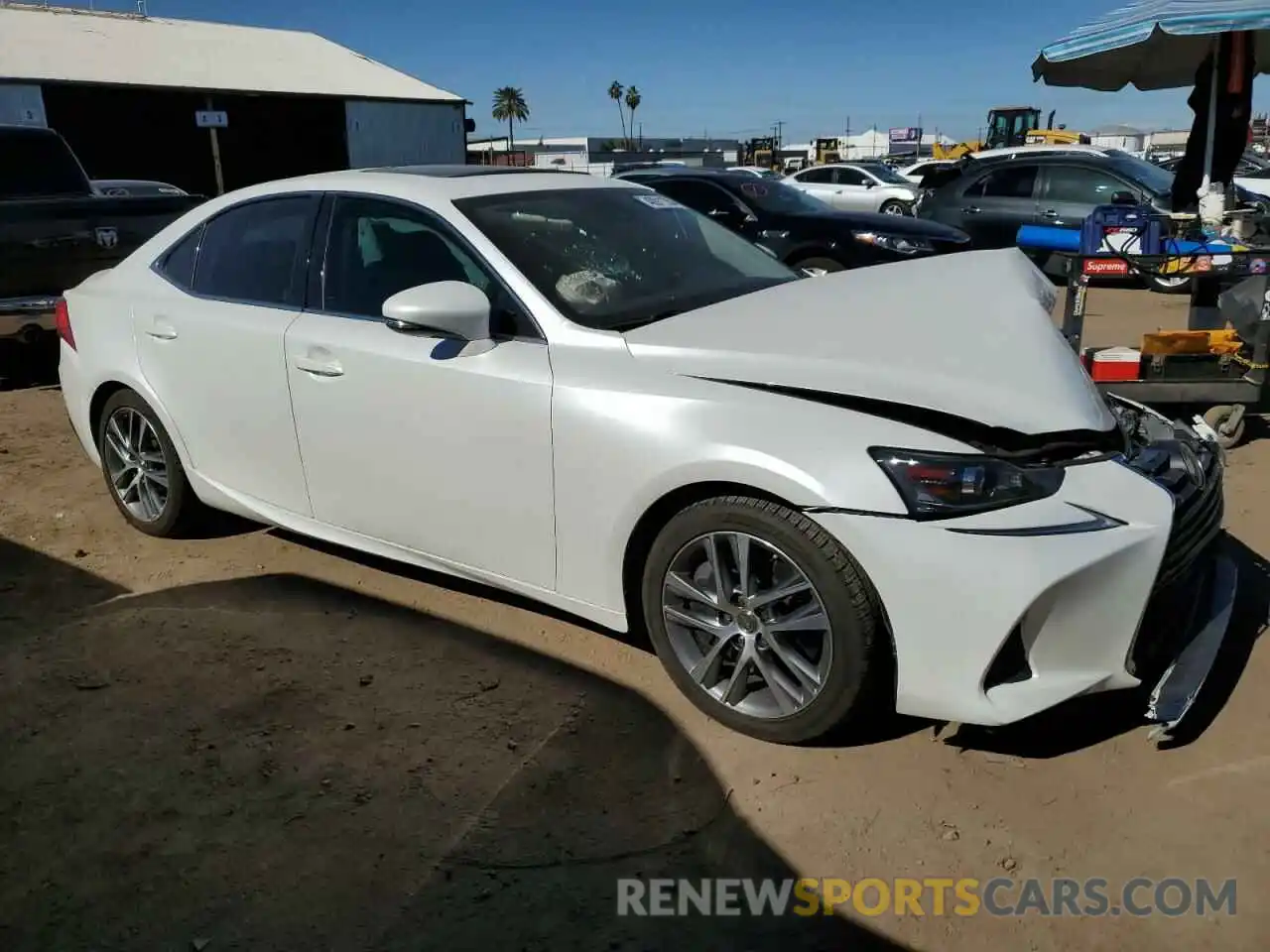 4 Photograph of a damaged car JTHAA1D21L5102464 LEXUS IS 2020