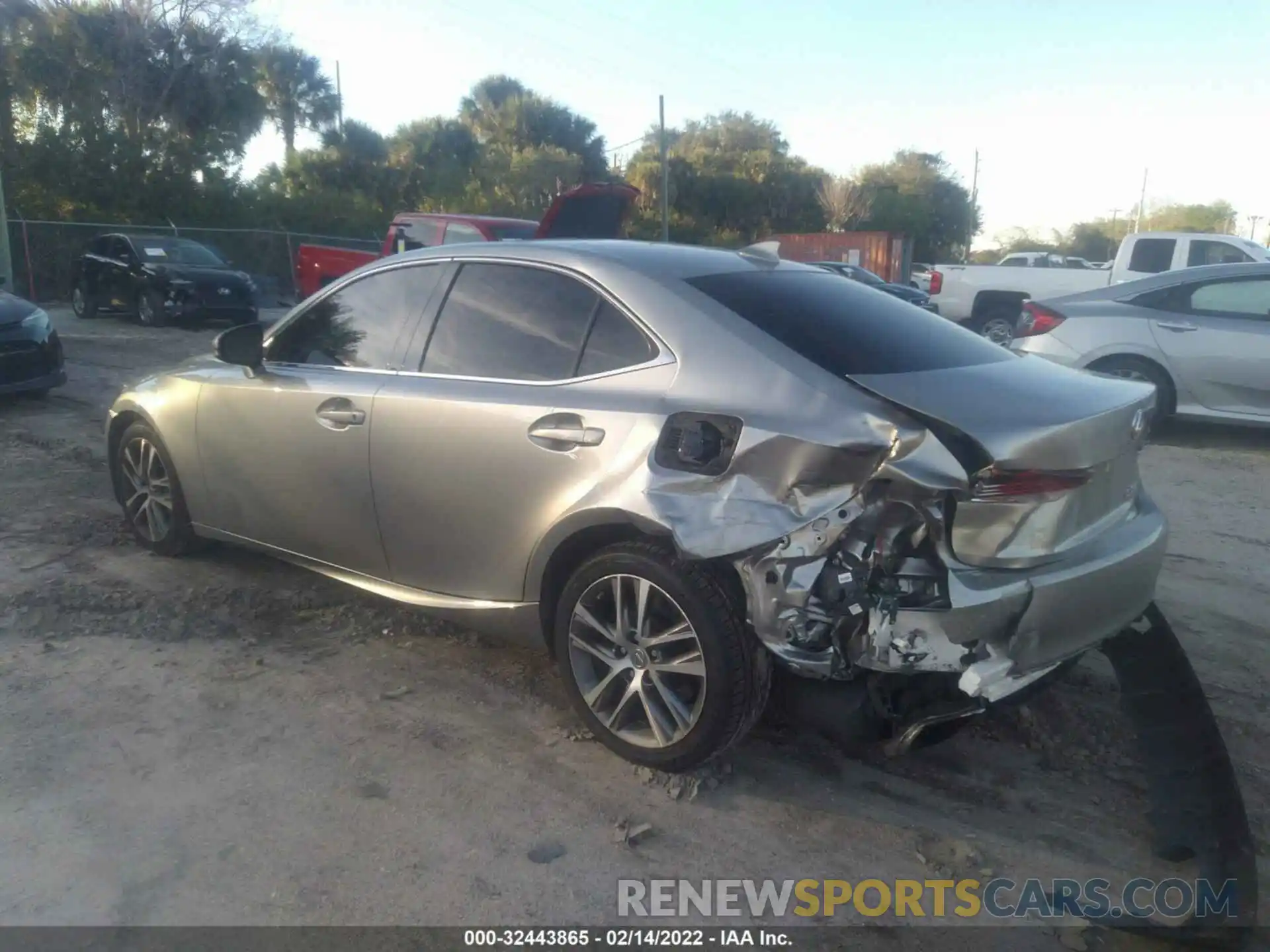 3 Photograph of a damaged car JTHAA1D21L5103775 LEXUS IS 2020