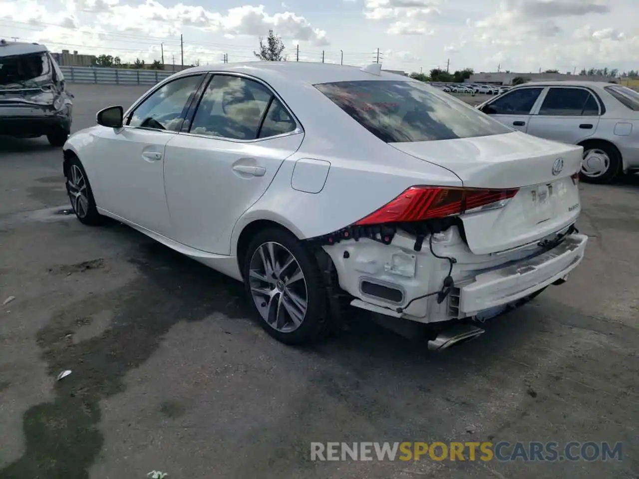 3 Photograph of a damaged car JTHAA1D21L5106515 LEXUS IS 2020